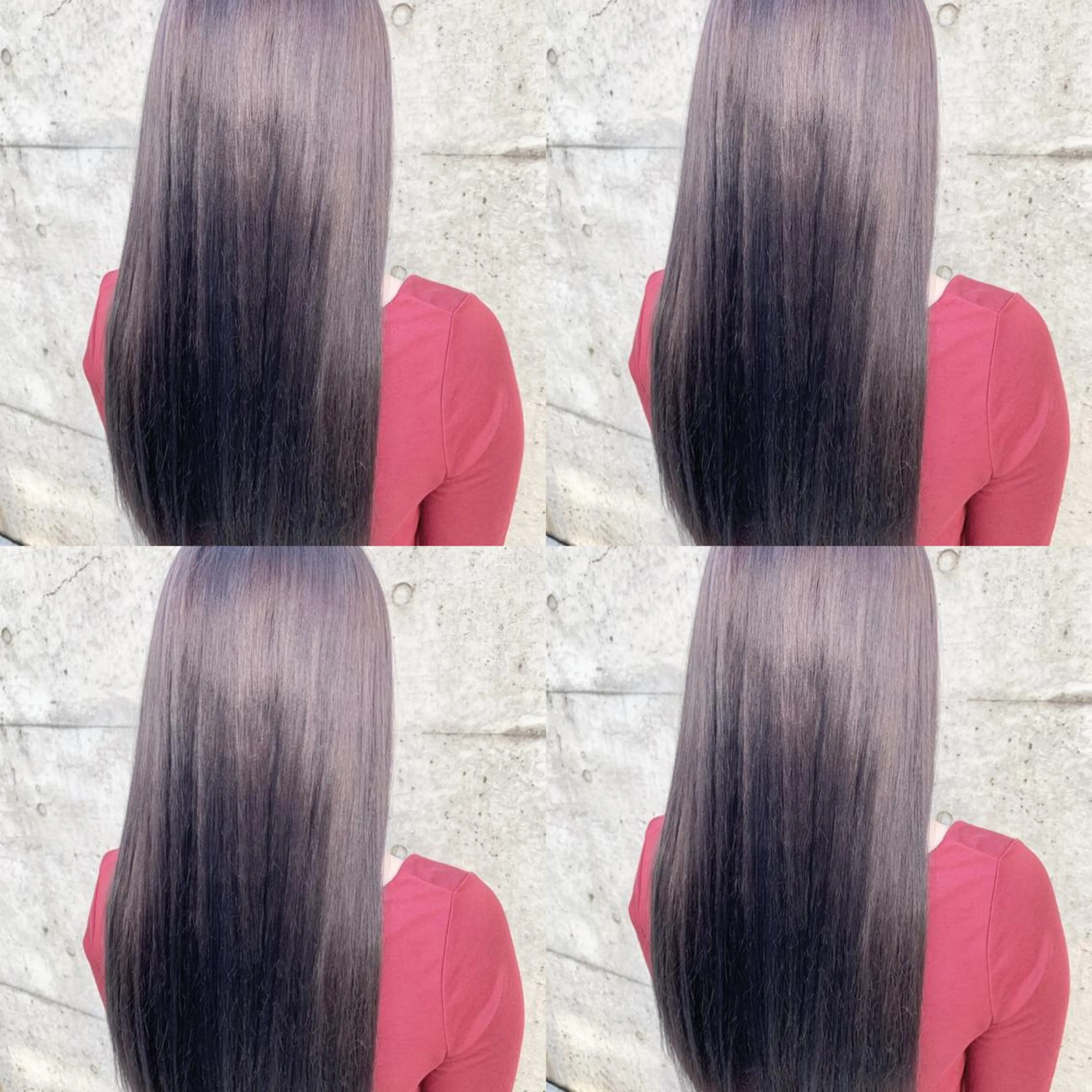 ロング カラー ヘアアレンジ ブリーチ グレージュ パープルカラー 垢抜け案内人 鈴木聖矢✂️のヘアスタイル