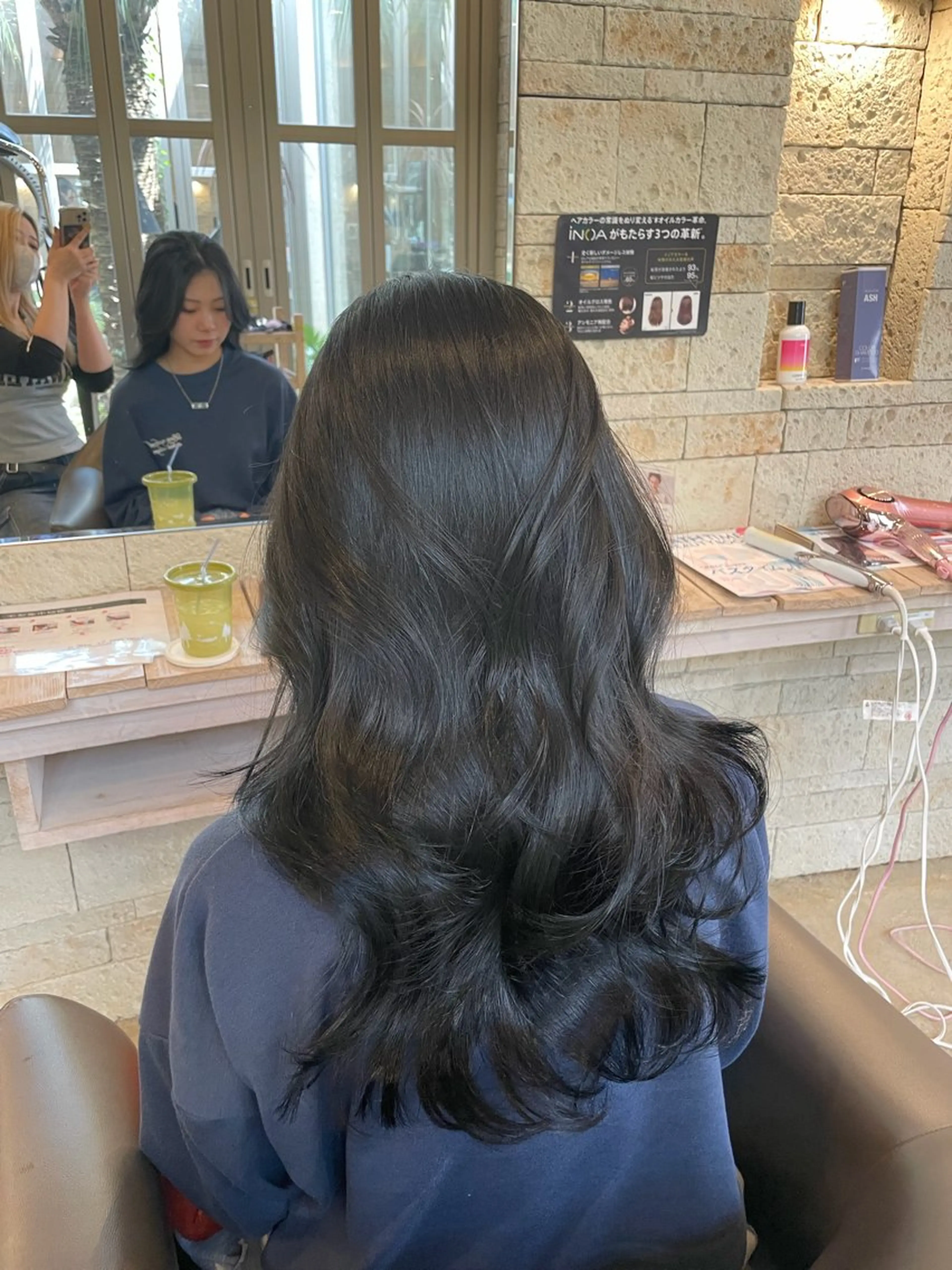 ロング カット ヘアカラー トリートメント 木村 一葵のヘアスタイル