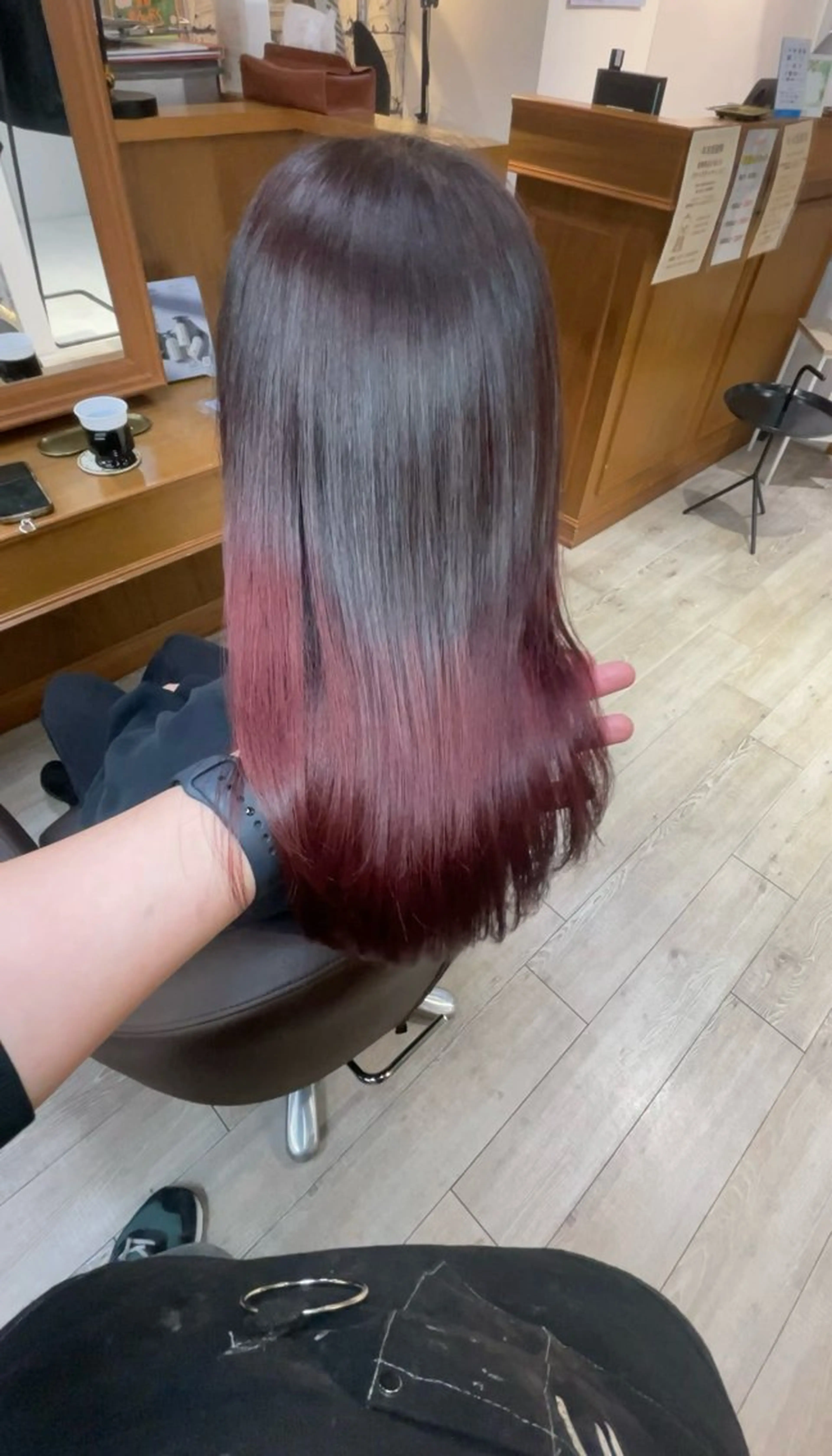 ロング ヘアカラー トリートメント れい|髪質改善| カラー|高槻|大阪のヘアスタイル