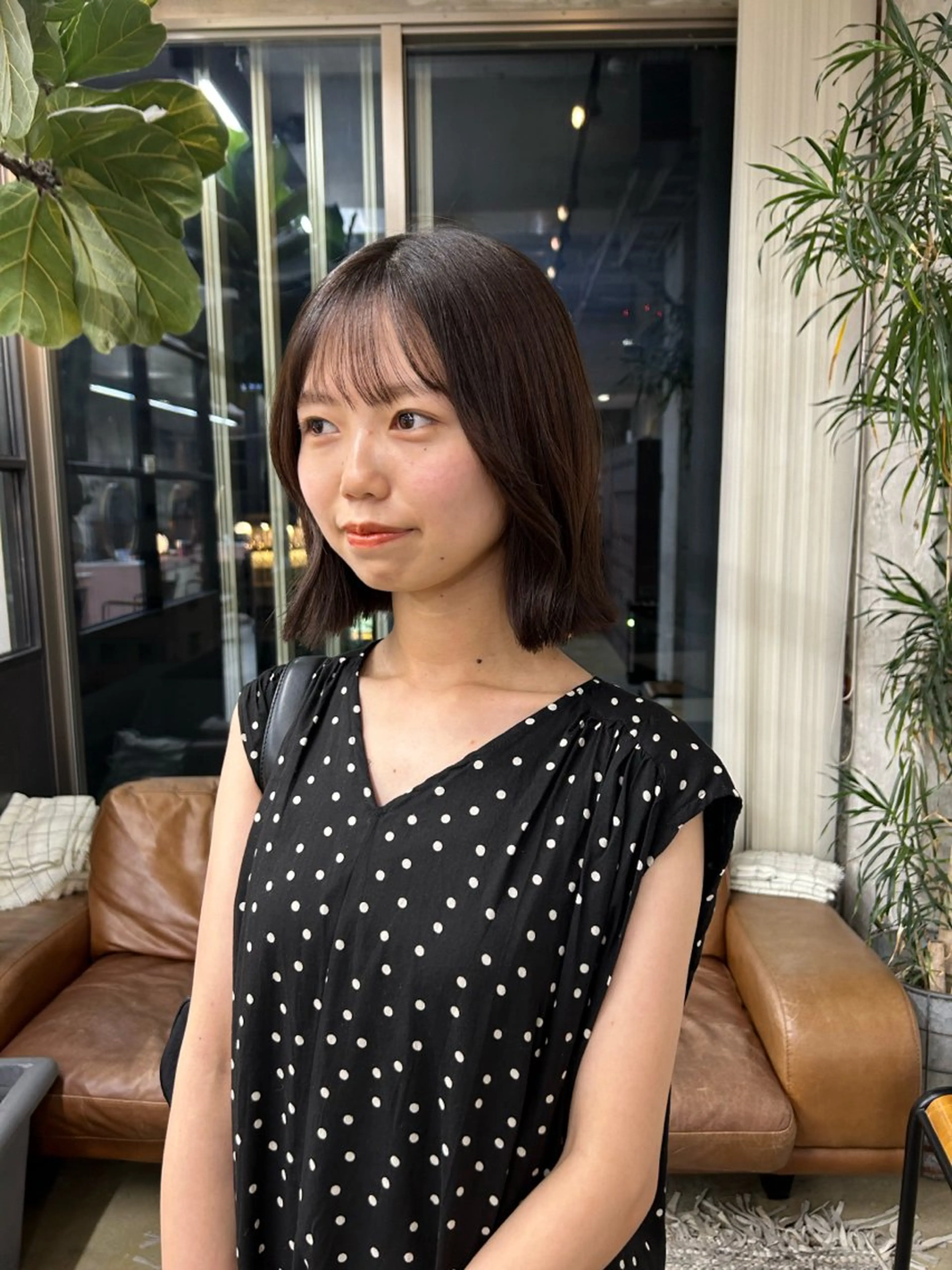 ミディアム ボブレイヤー ボブ レイヤーカット カット maho/垢抜け カラー♡パーマのヘアスタイル