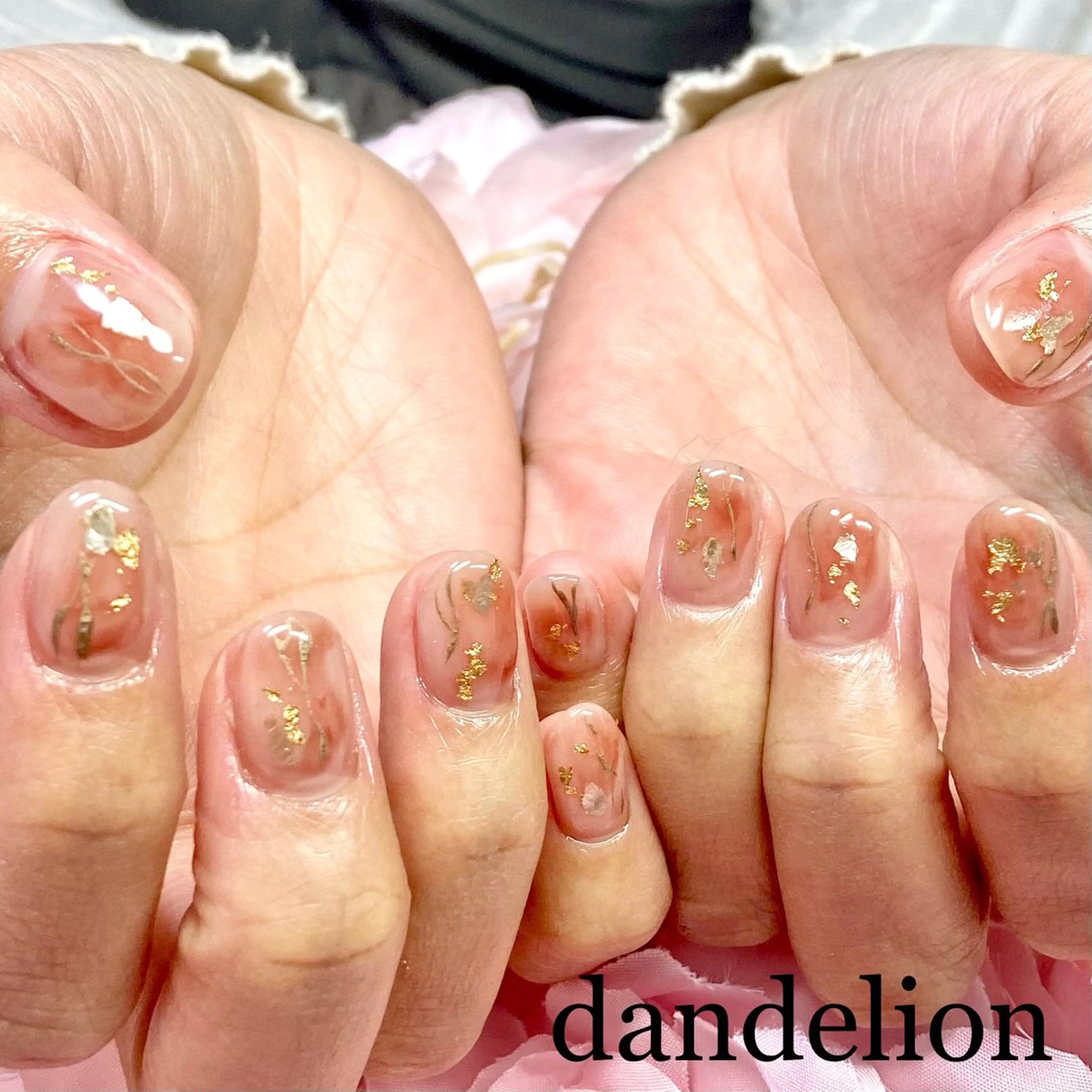 ネイル ハンドネイル ハンドケア dandelion ダンデライオンのネイルデザイン