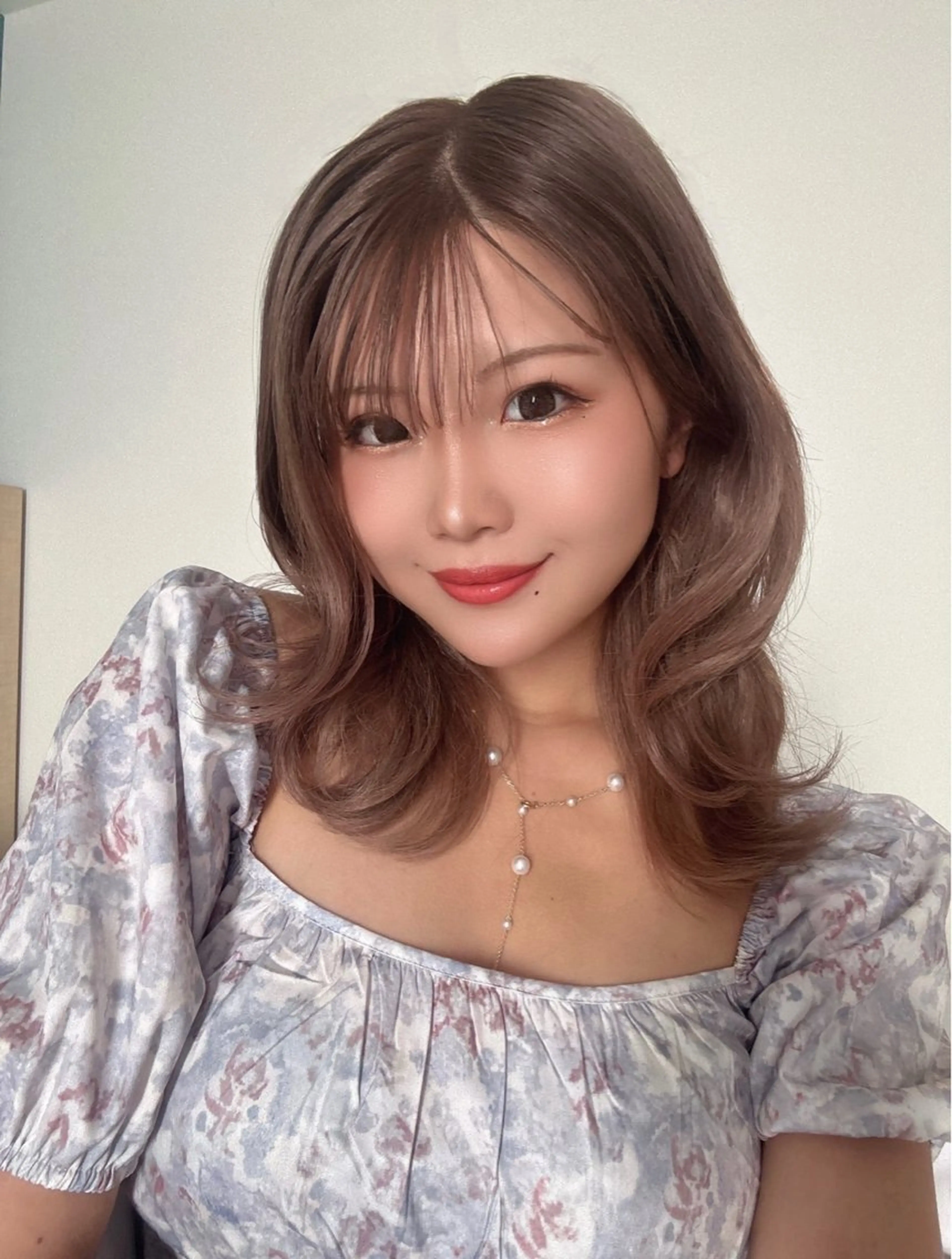 ミディアム カラー ヘアカラー ✨最安値✨エクステ カラー🌼つきな🌼のヘアスタイル