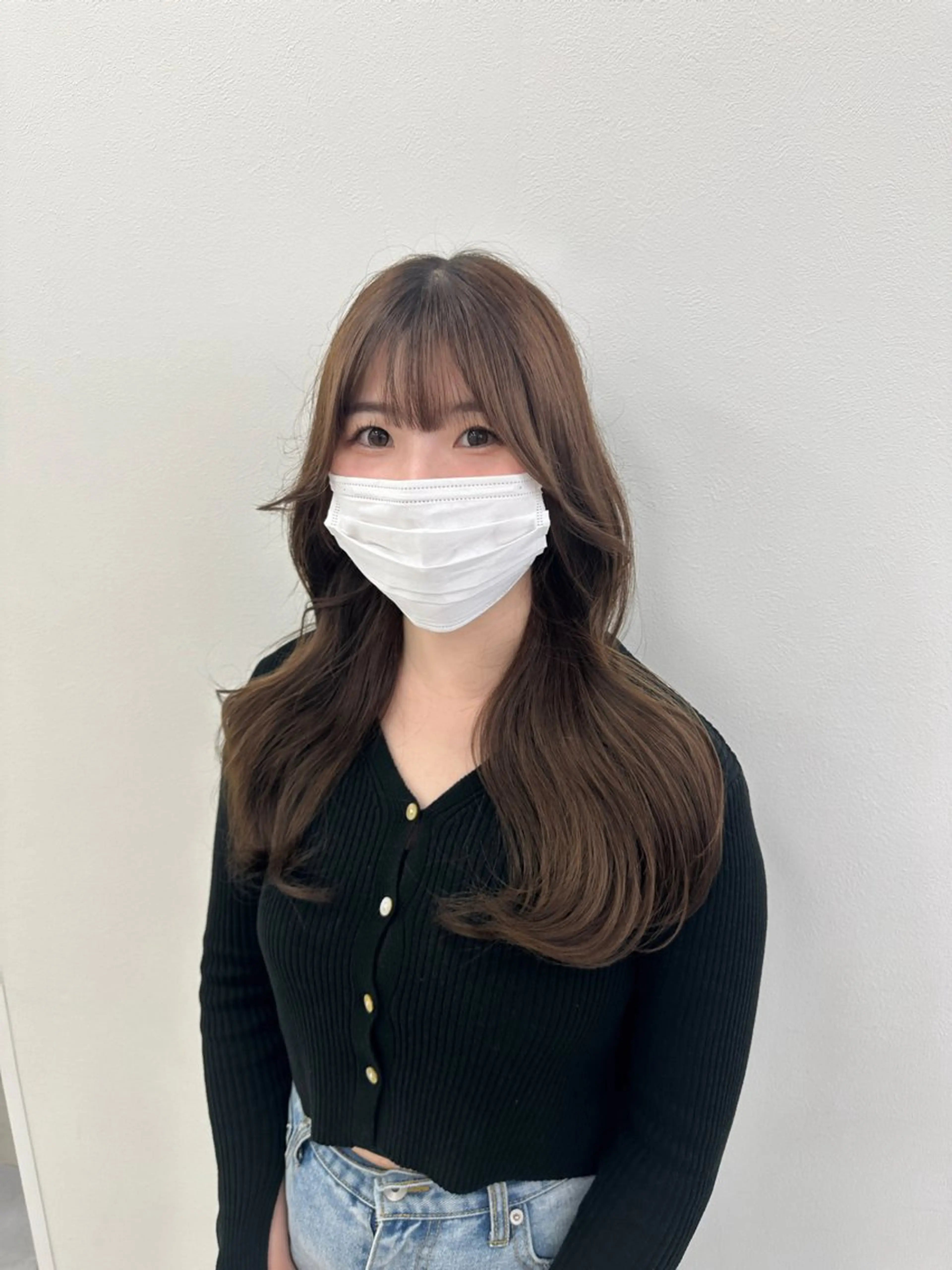 ロング カラー パーマ ヘアアレンジ メンズ キッズ ♥️韓国ヘア レイヤー♥️ゆりのヘアスタイル