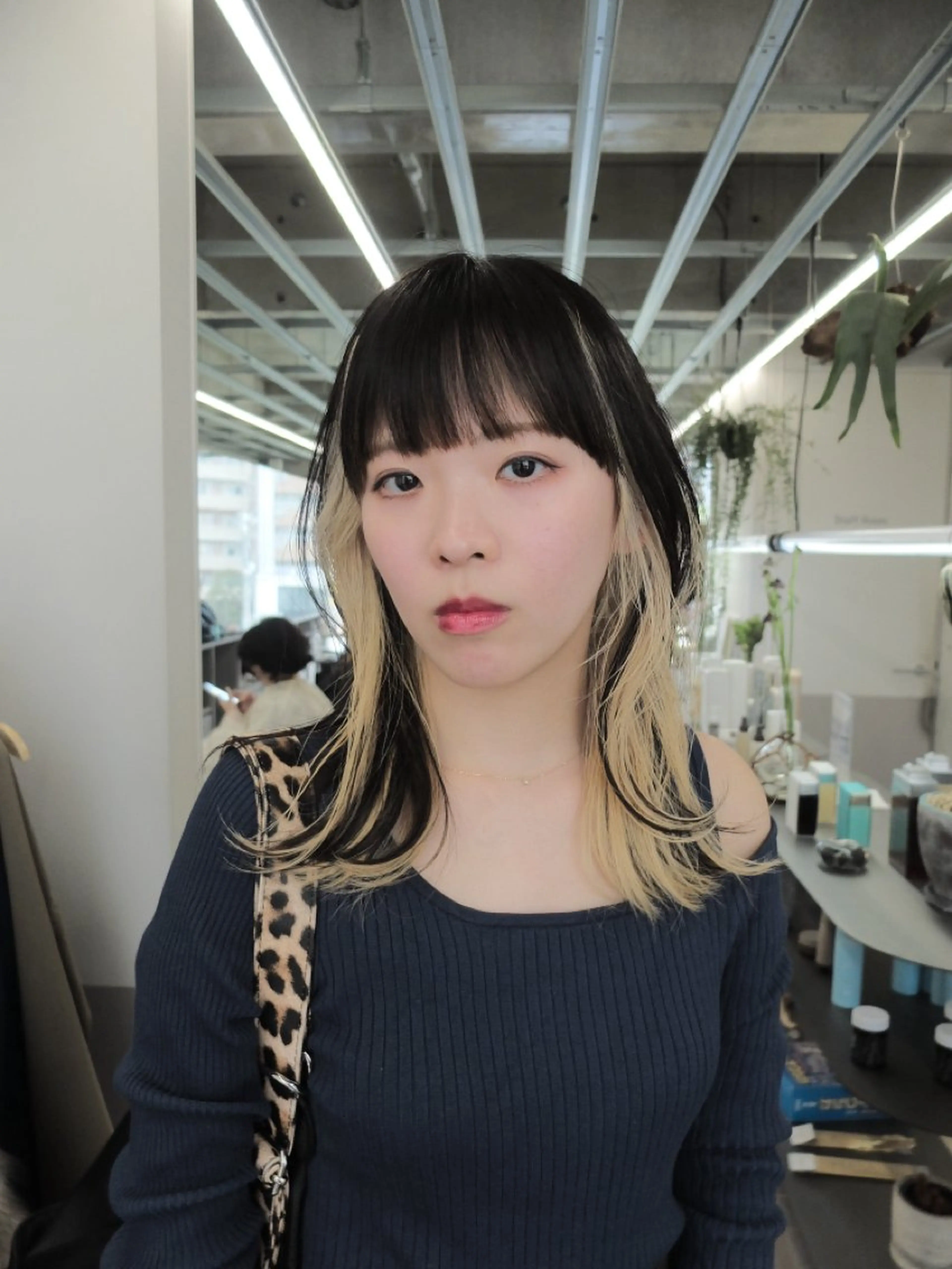 セミロング カラー ヘアカラー ダブルカラー/ ケアブリーチ/クニトのヘアスタイル