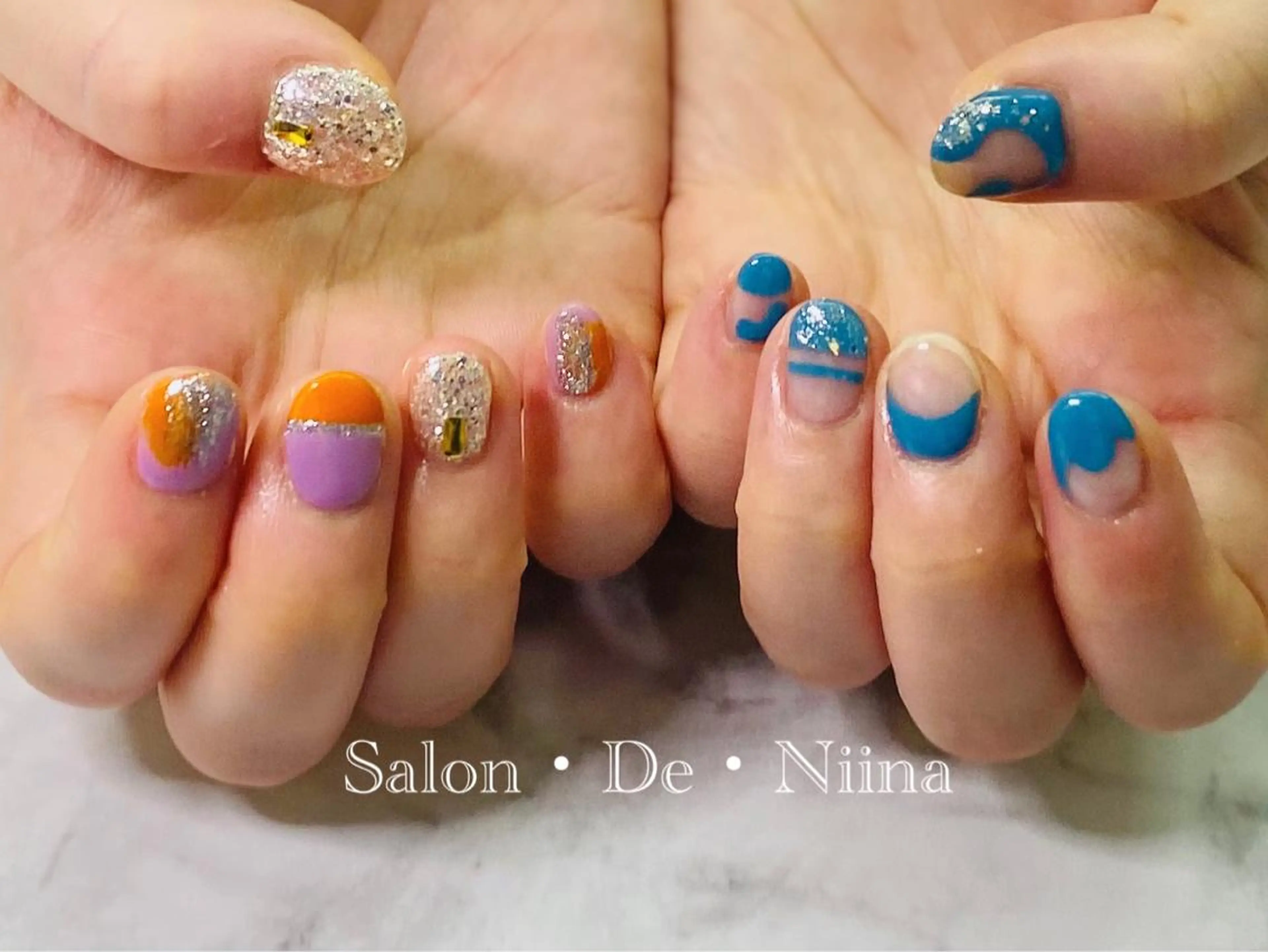 ネイル ボディビルダーSal on.DeNiinaのネイルデザイン