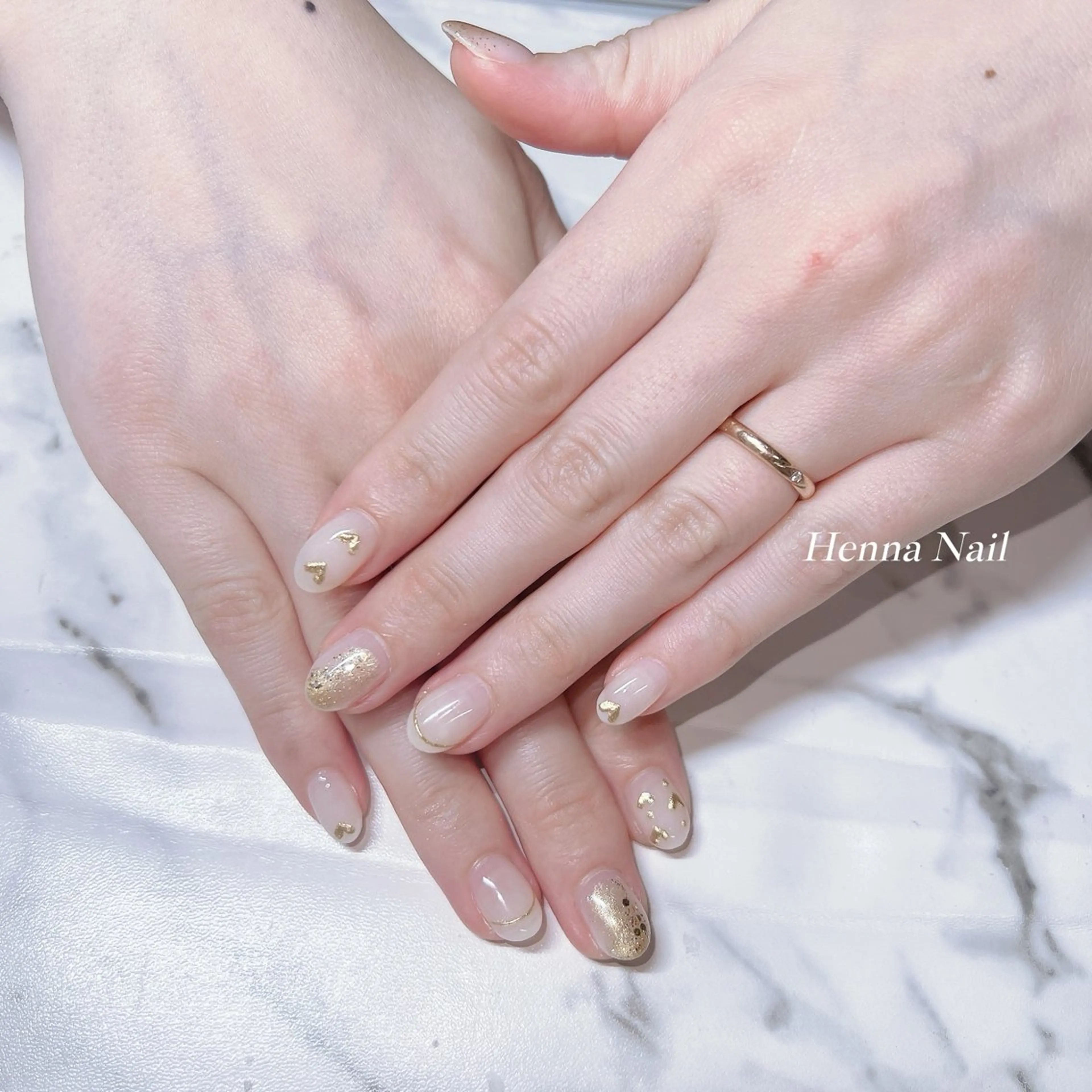 ネイル 持ち込み ハンドネイル Henna nailのネイルデザイン