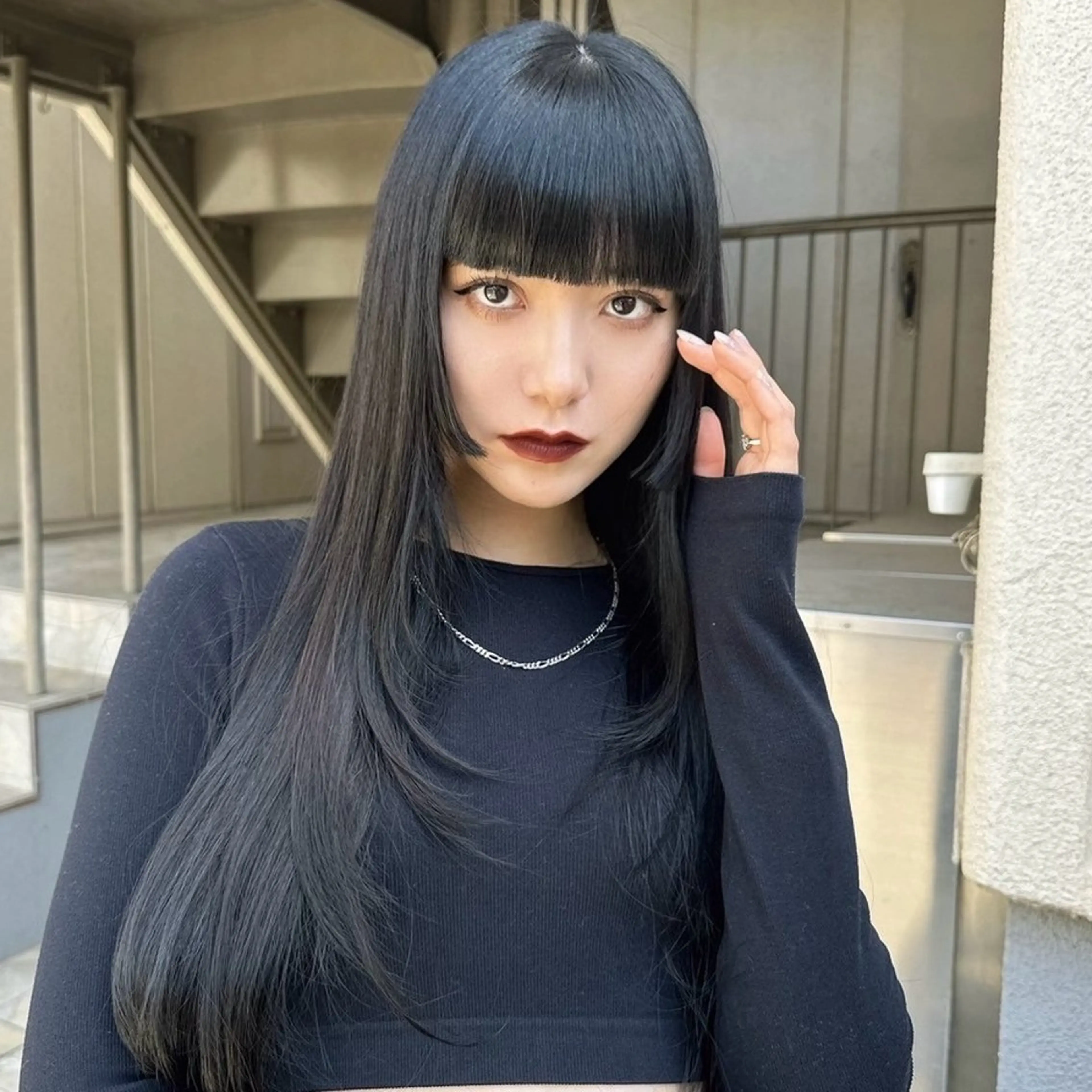 セミロング 髪質改善 トリートメント ヘアカラー トリートメント ar clip所属・表参道/透明感カラー /髪質改善/駿太のヘアスタイル