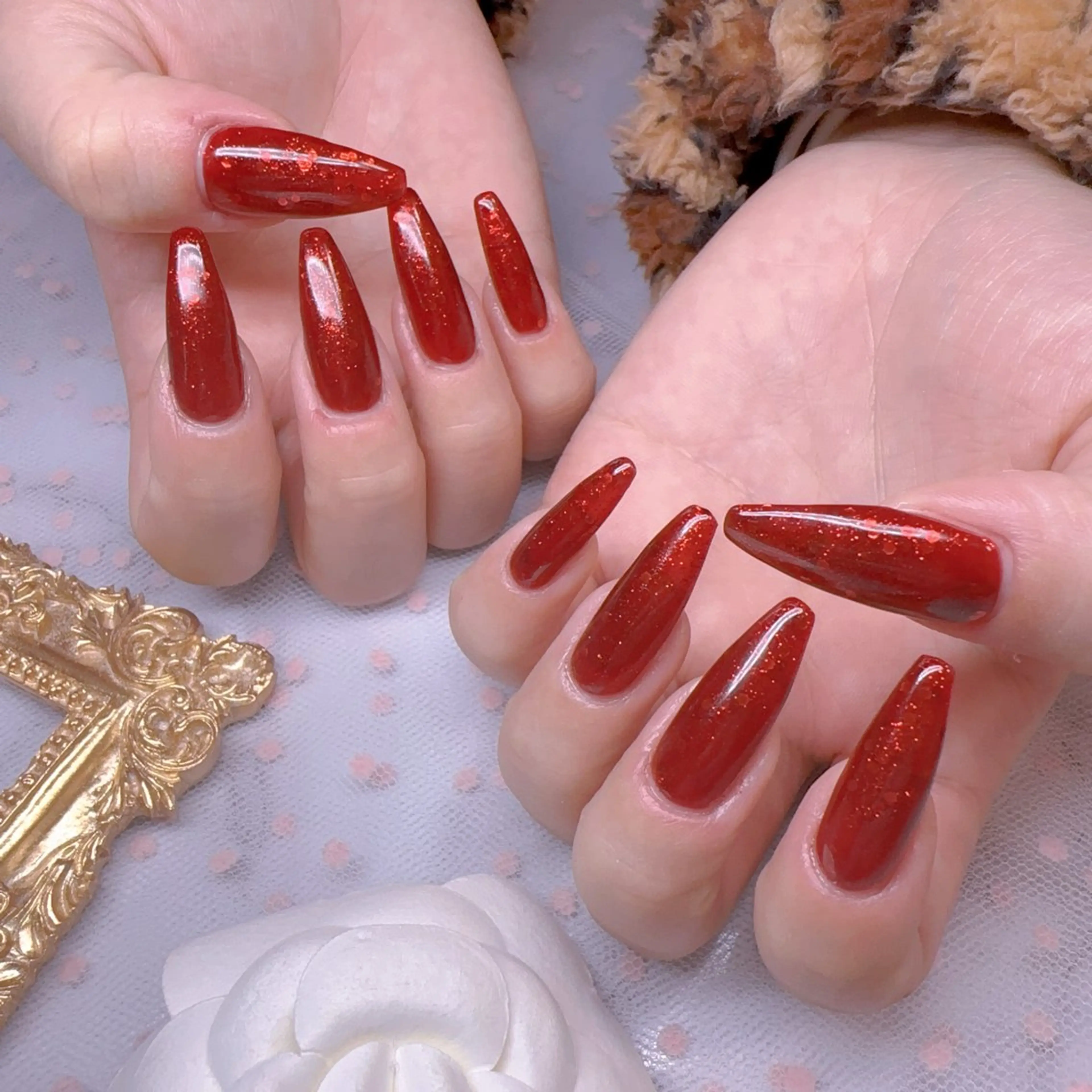 ネイル オーロラネイル フットネイル 韓国ネイル ラメ(グリッター) ラメグラデーション ハンドネイル Belle nail salon 新小岩のネイルデザイン