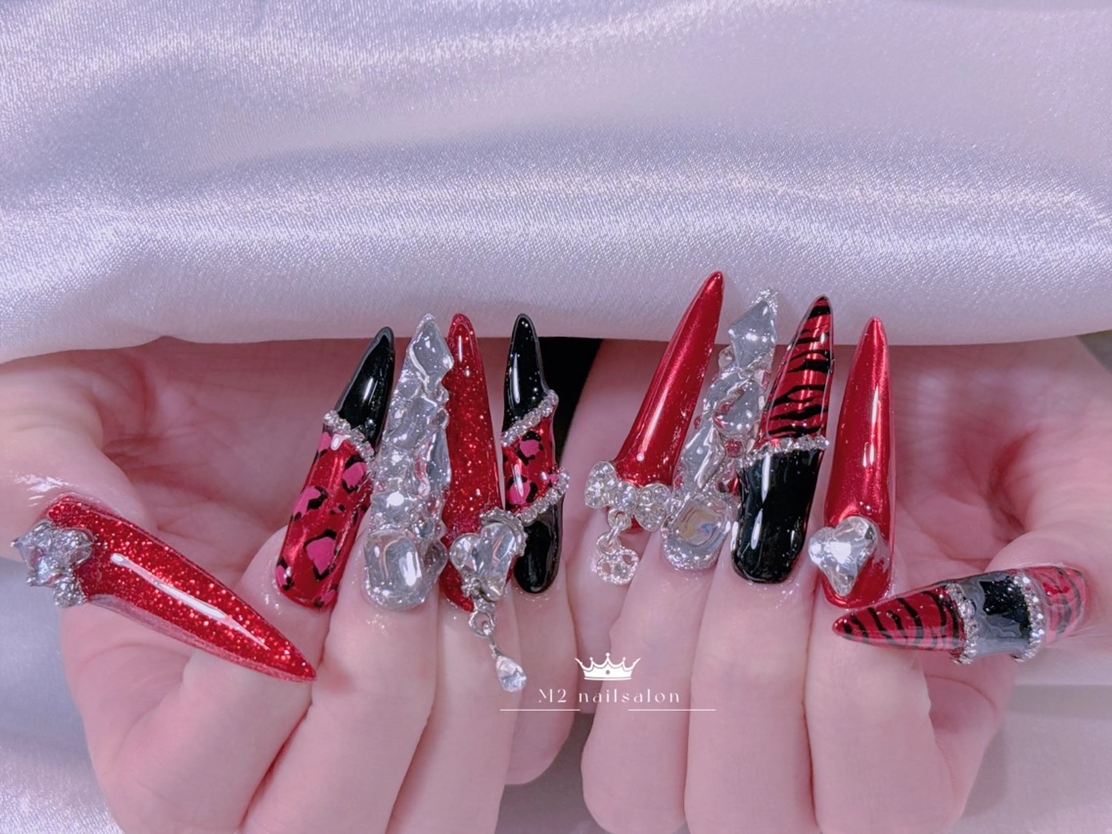 ネイル ハンドネイル 長さだし専門店 M2　rikaのネイルデザイン