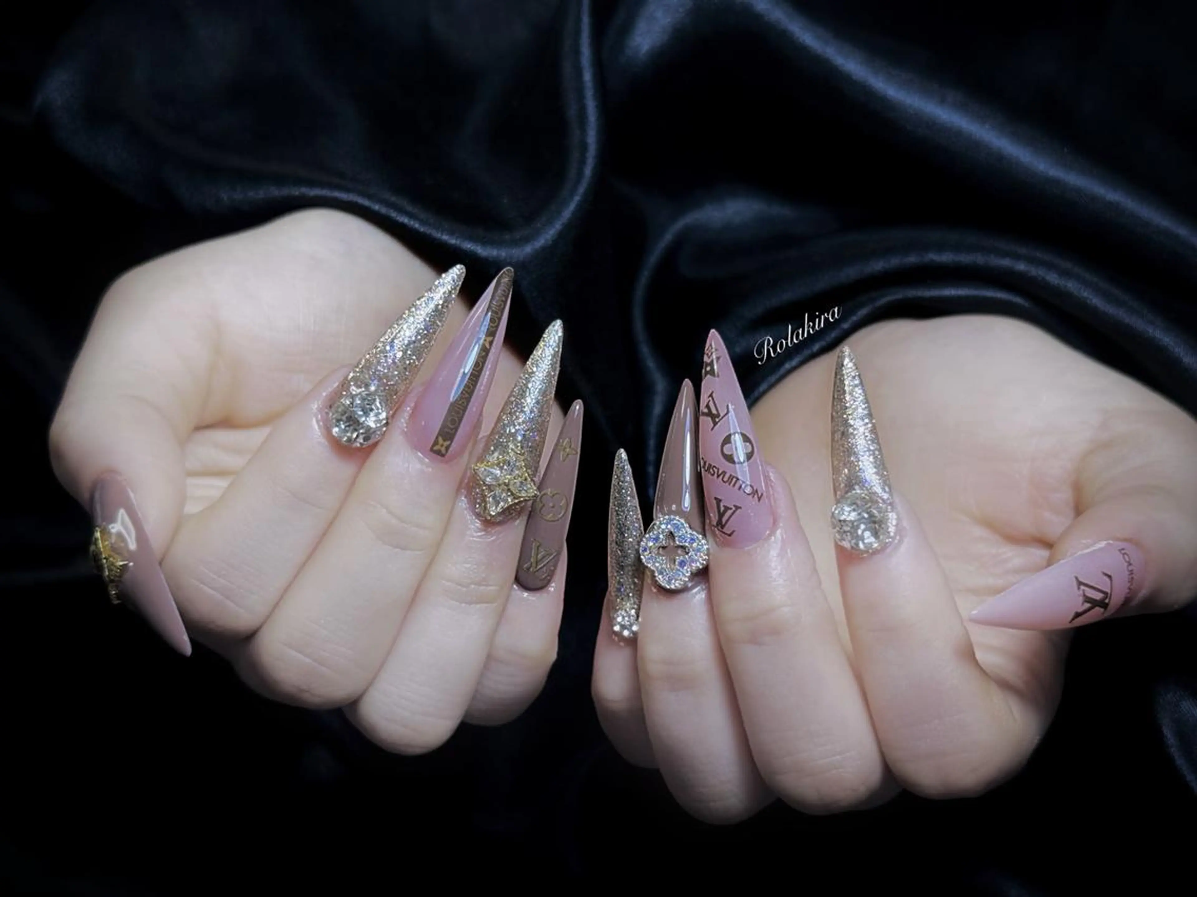 ネイル チークネイル 長さ出し フレンチネイル ジェルネイル 韓国ネイル ハンドネイル Rola kira ゆめのネイルデザイン