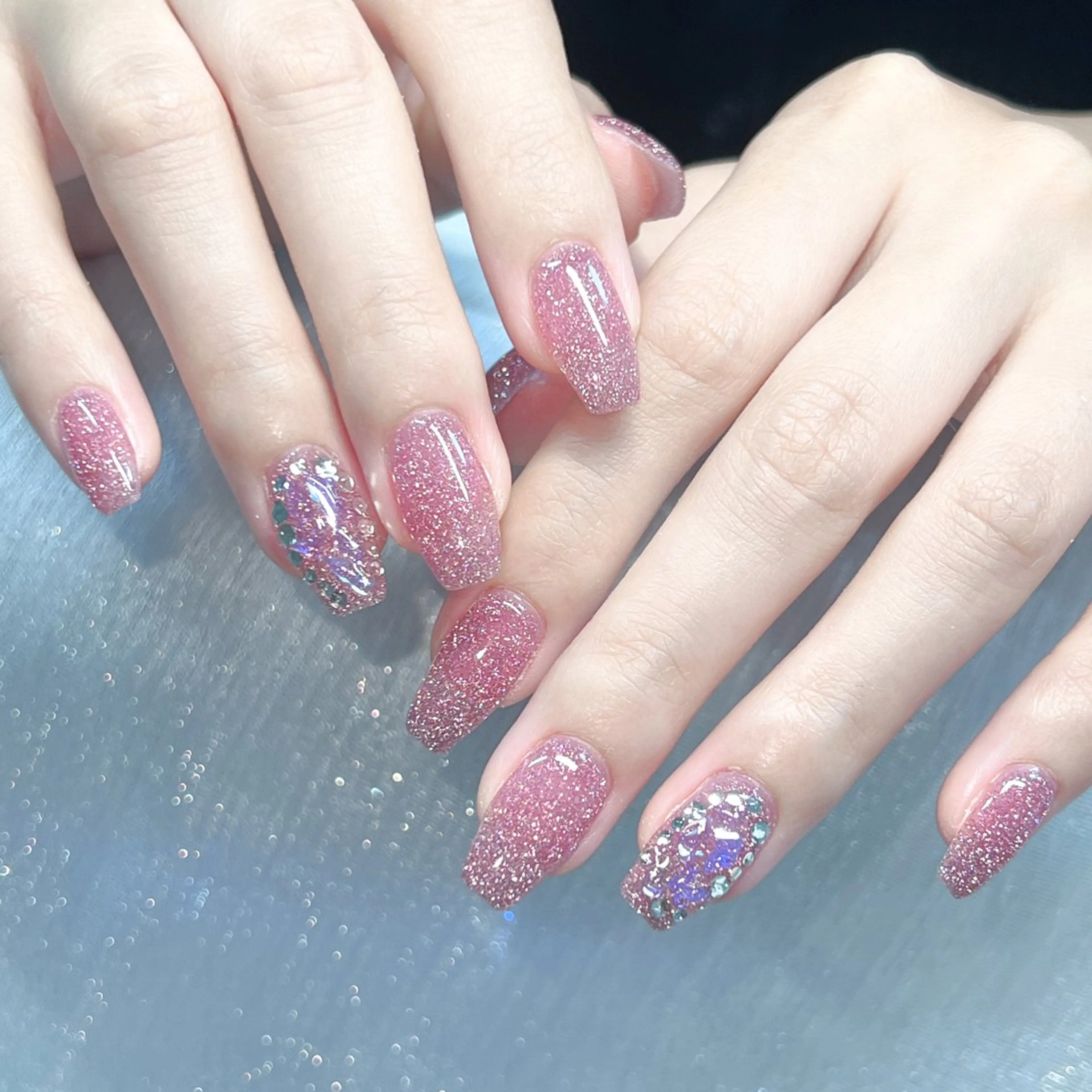 ネイル 長いだし/スカルプ/ パラシェルN.oneのネイルデザイン