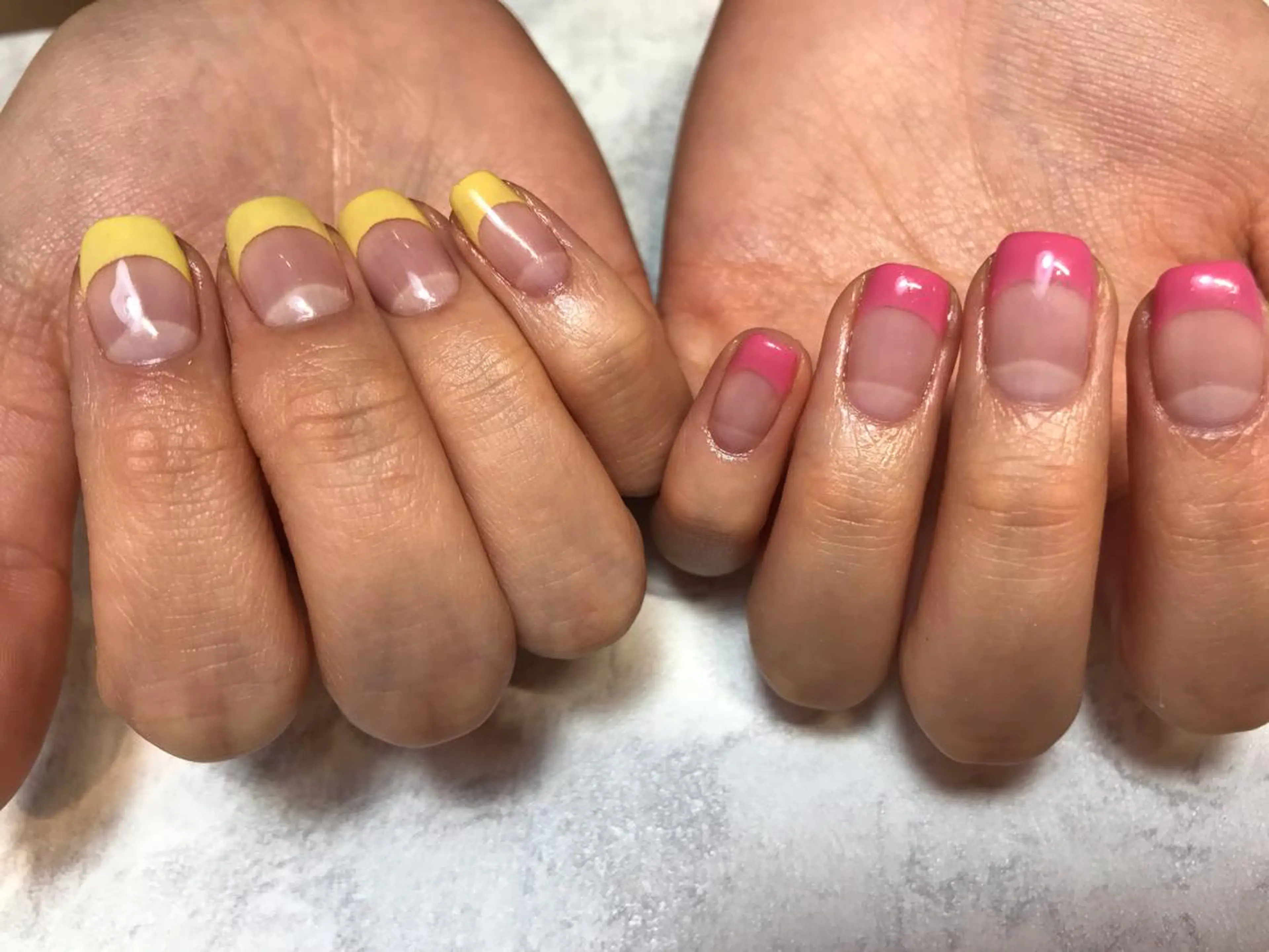 ネイル フレンチネイル emunail あやかのネイルデザイン