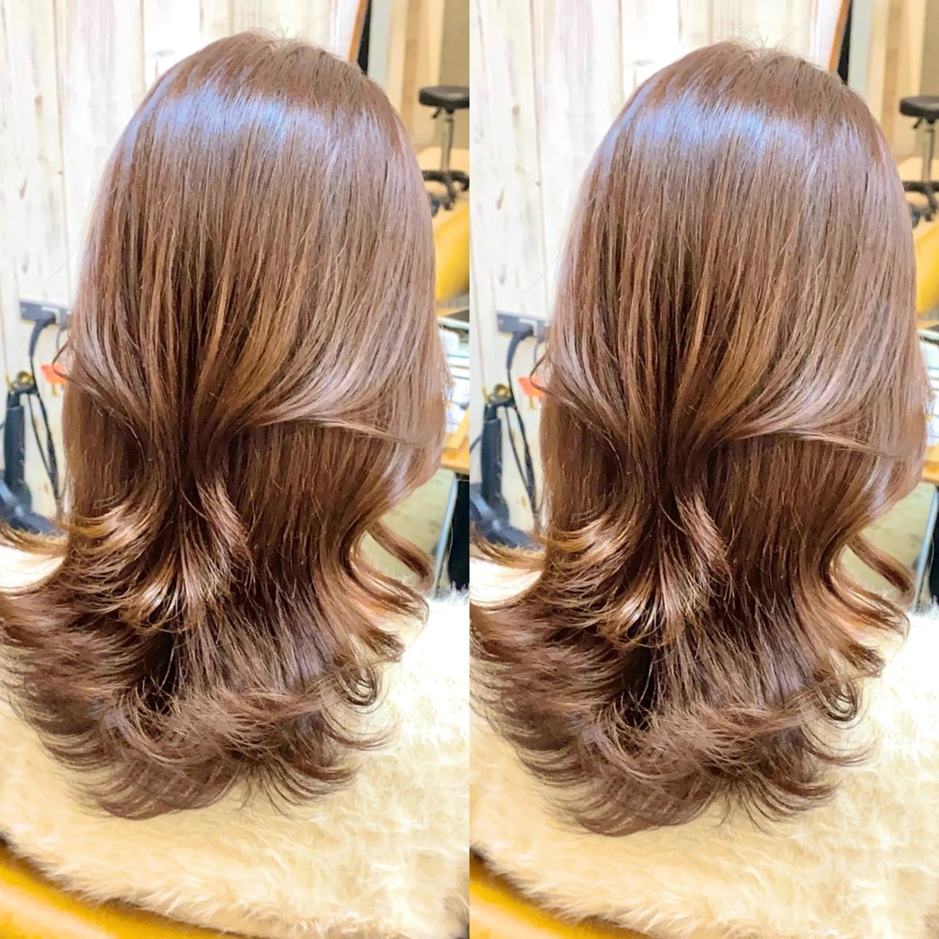 ❤️前髪顔周りカット❤️➕艶カラー➕高保湿トリートメントの写真