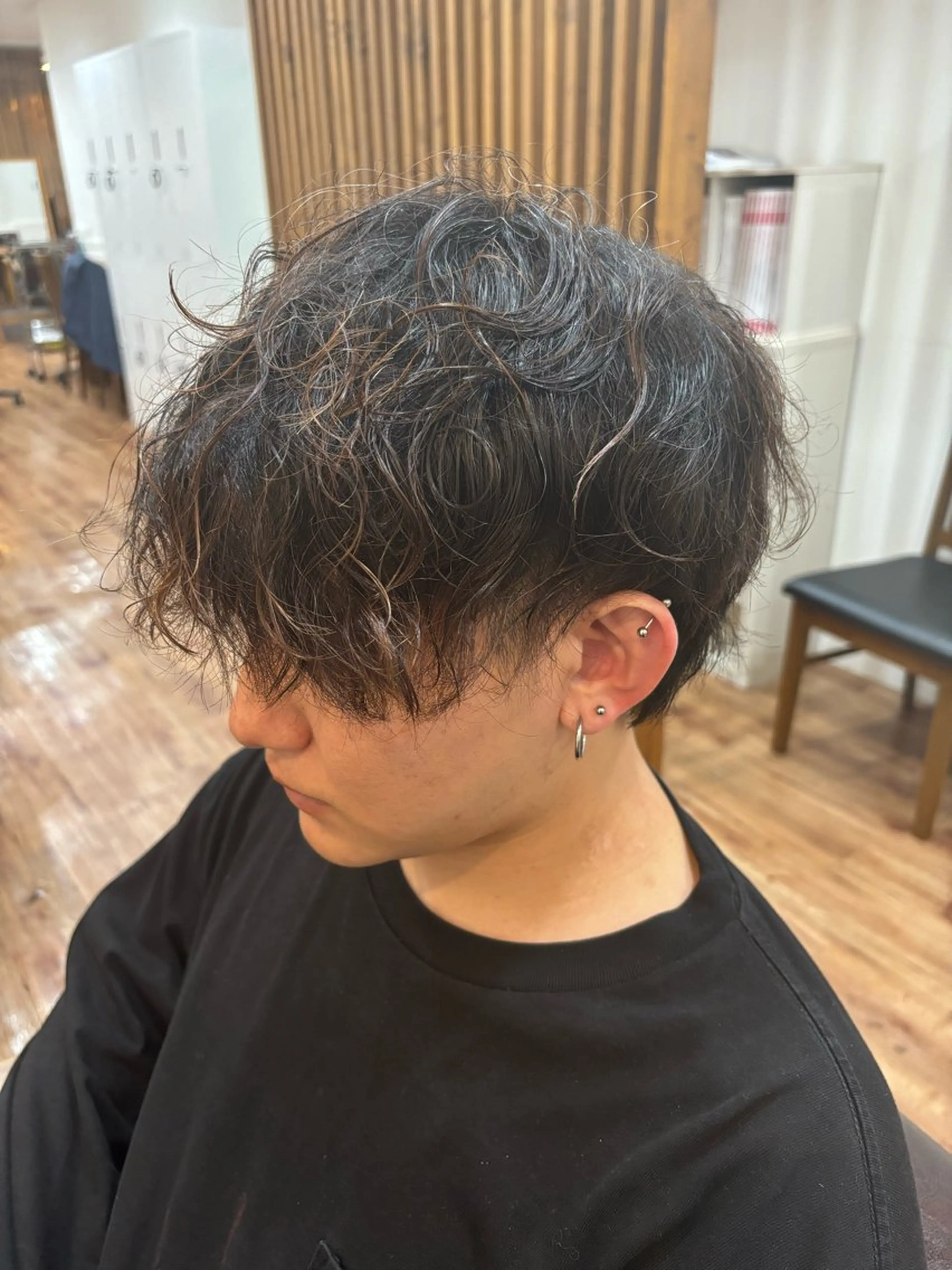 パーマ メンズ 中谷 幸音のヘアスタイル