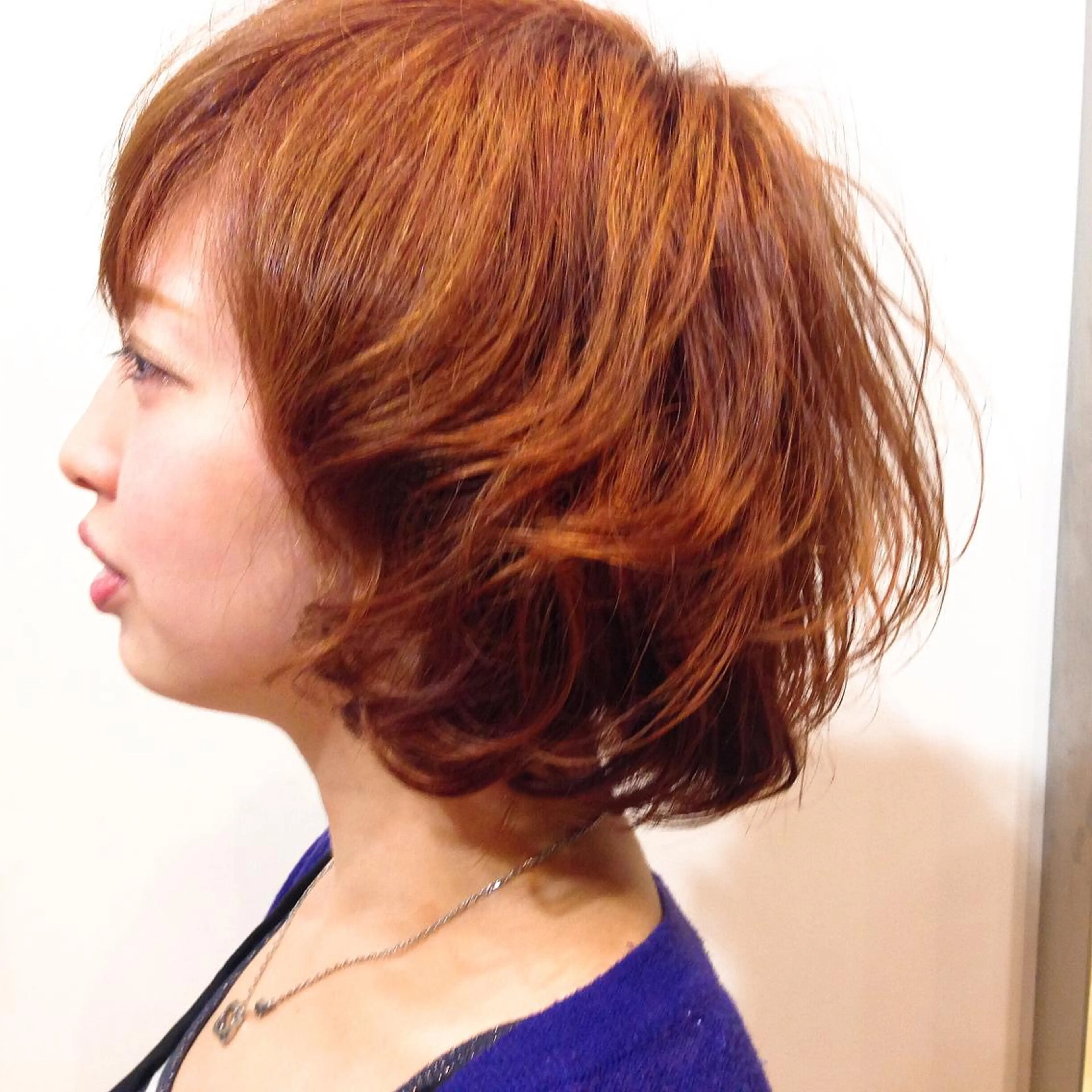 ミディアム ミディアムパーマ カット ヘアカラー パーマ 縮毛矯正 石田 啓祐のヘアスタイル