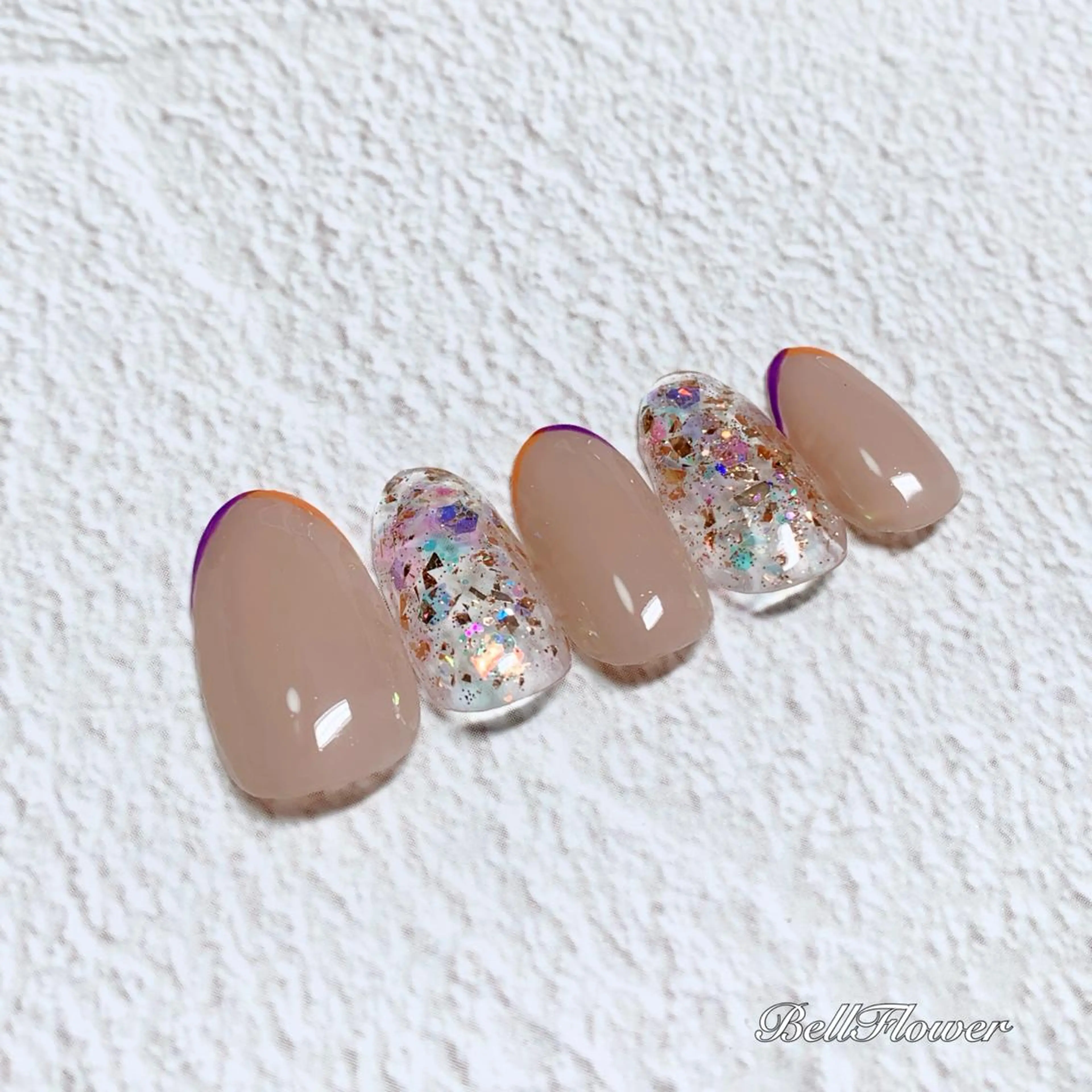 ネイル ハロウィン ハンドネイル Bell Flowerのネイルデザイン