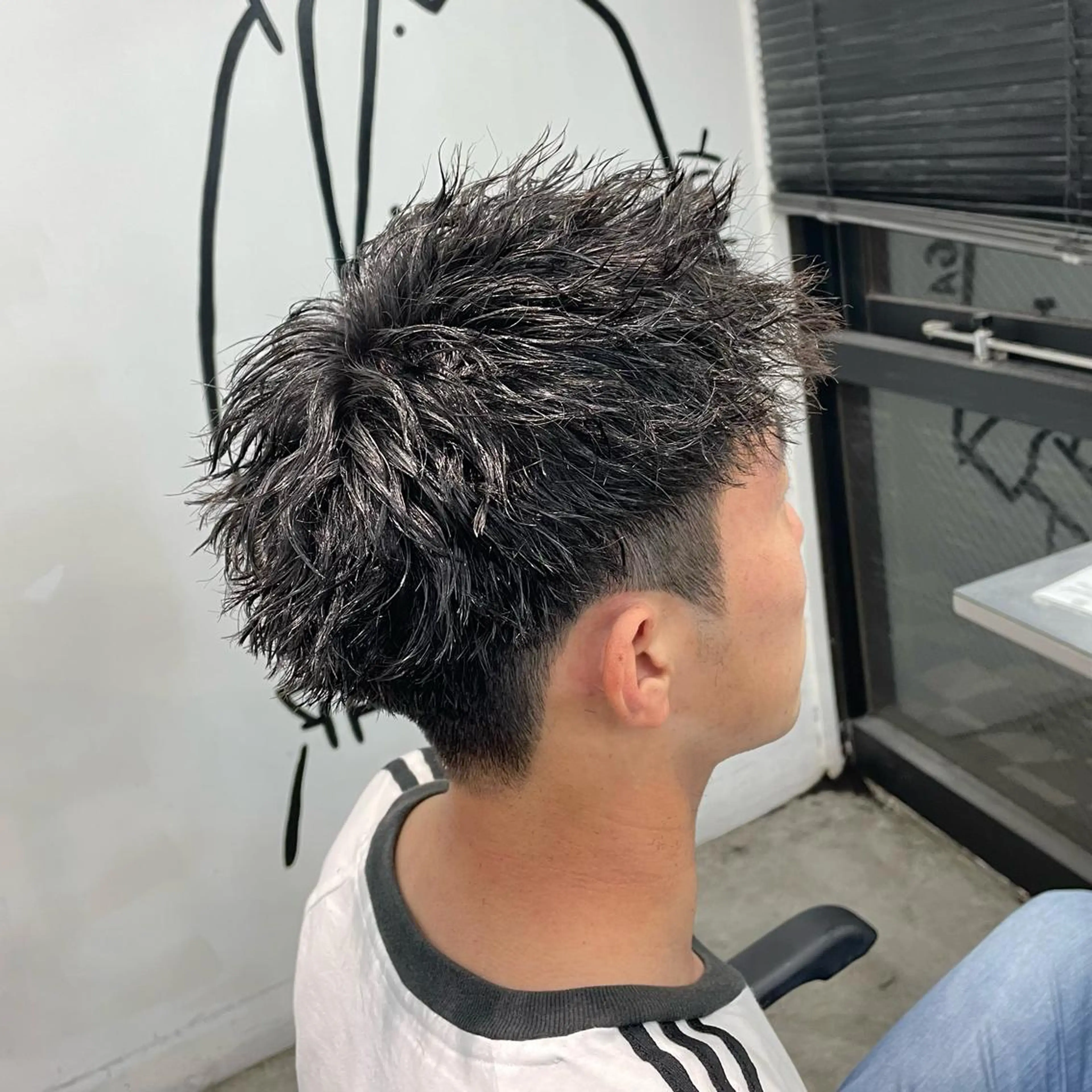 ショート パーマ カット パーマ メンズ特化美容師/ 藤戸 椋のヘアスタイル
