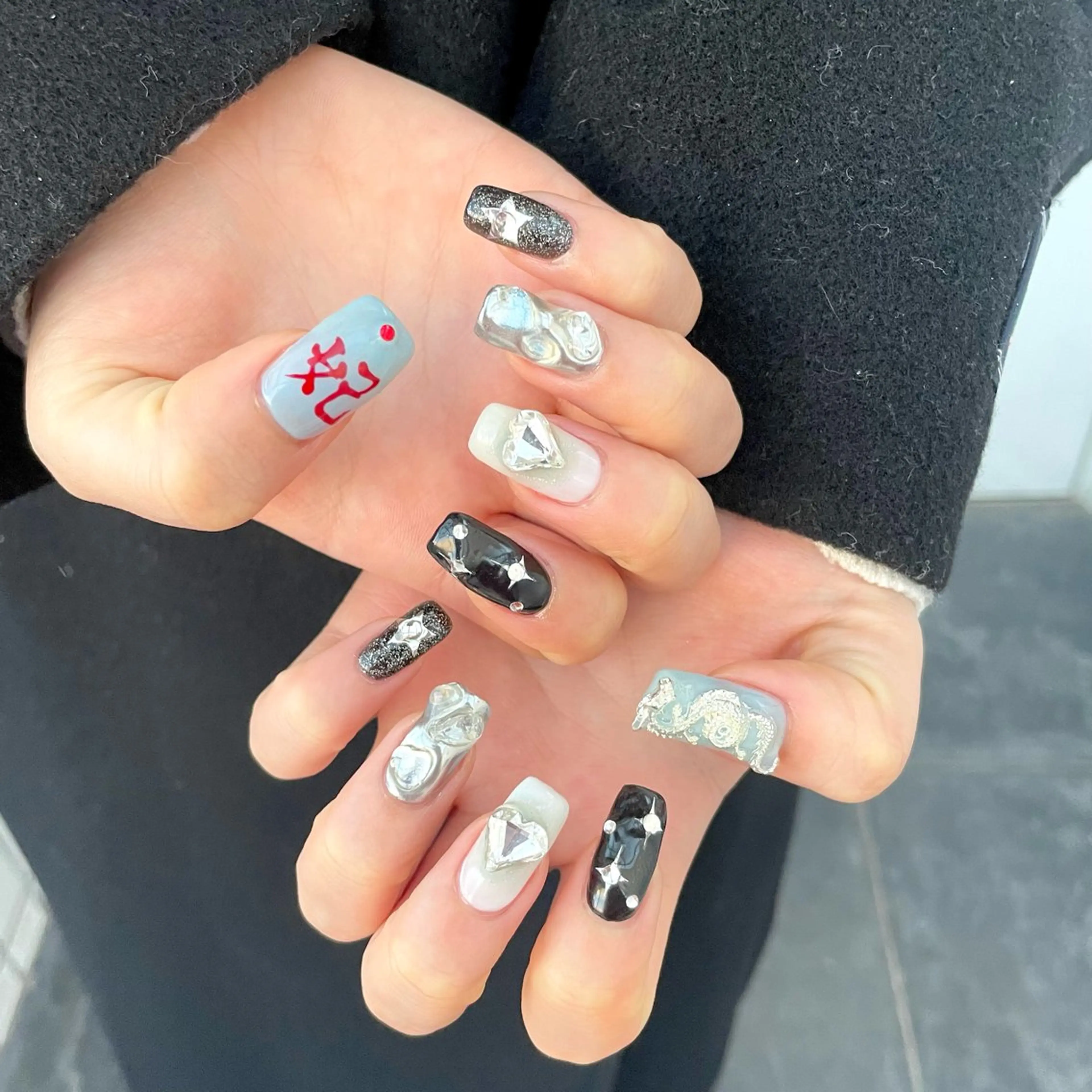 ネイル ハンドネイル Nail ヌシん家 AKANEのネイルデザイン