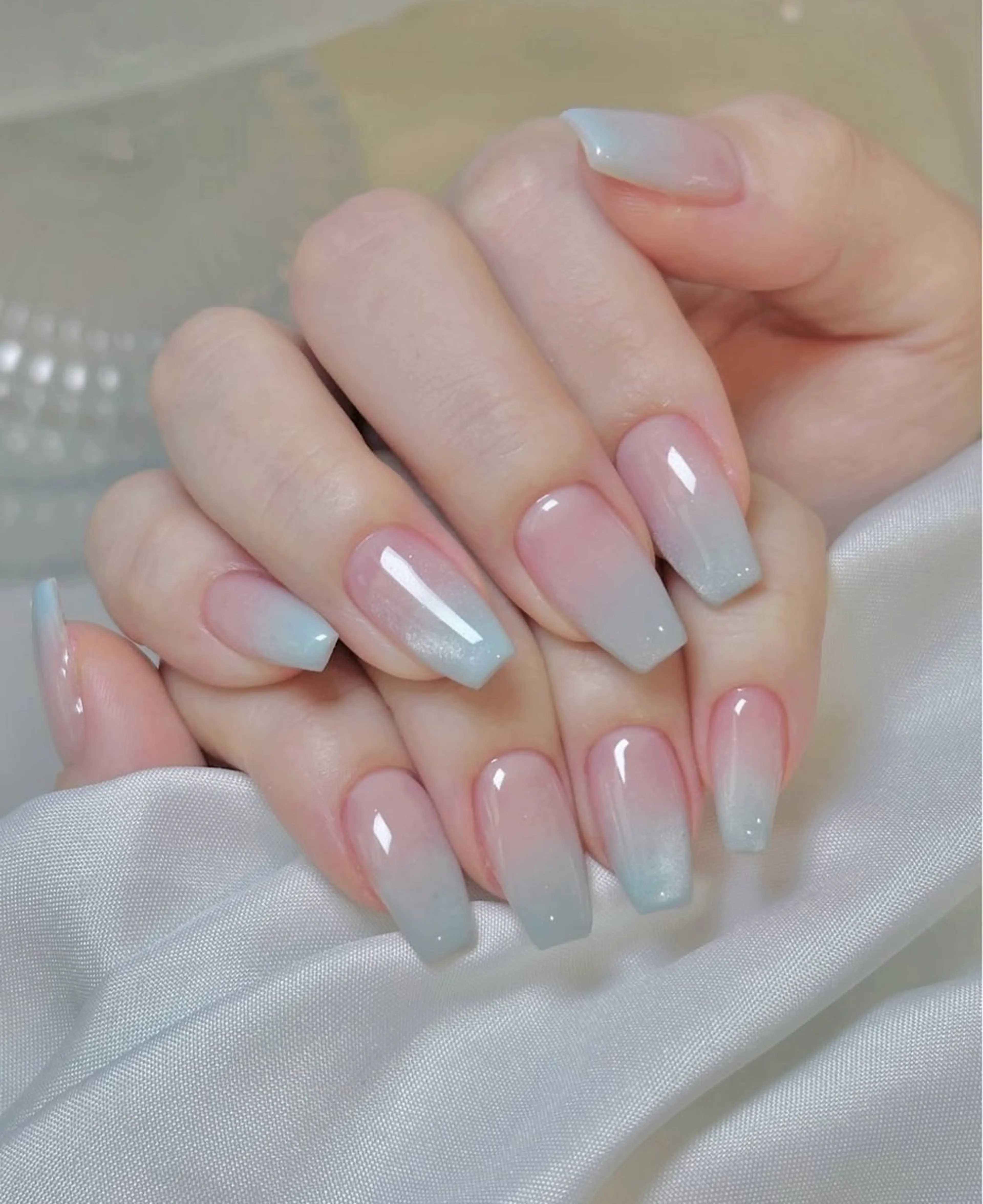 ネイル ジェルネイル 韓国ネイル マグネットネイル ネイルチップ 冬ネイル ハンドネイル Lenie Nail Salonのネイルデザイン