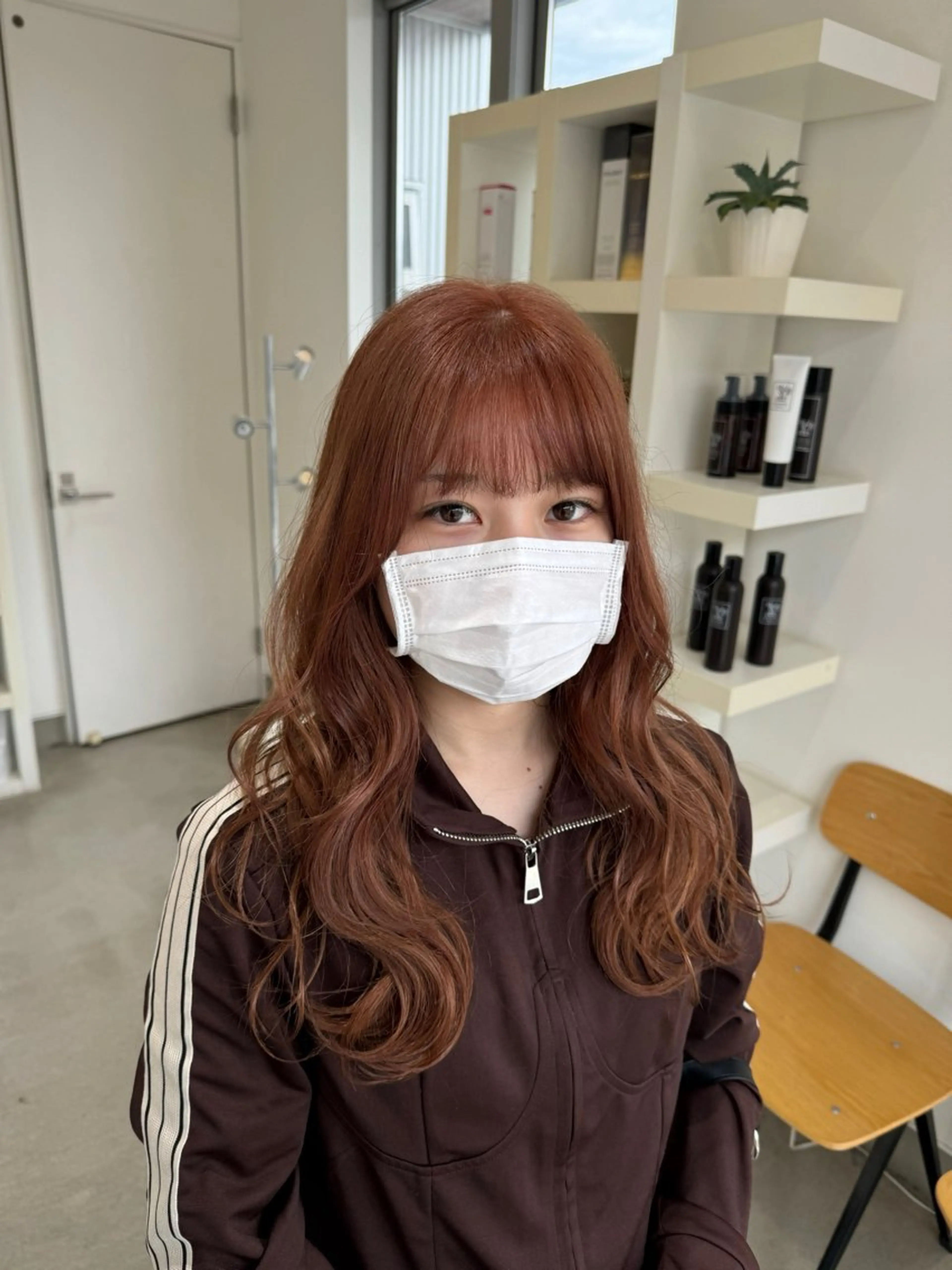 セミロング カラー 堀越 美羽のヘアスタイル