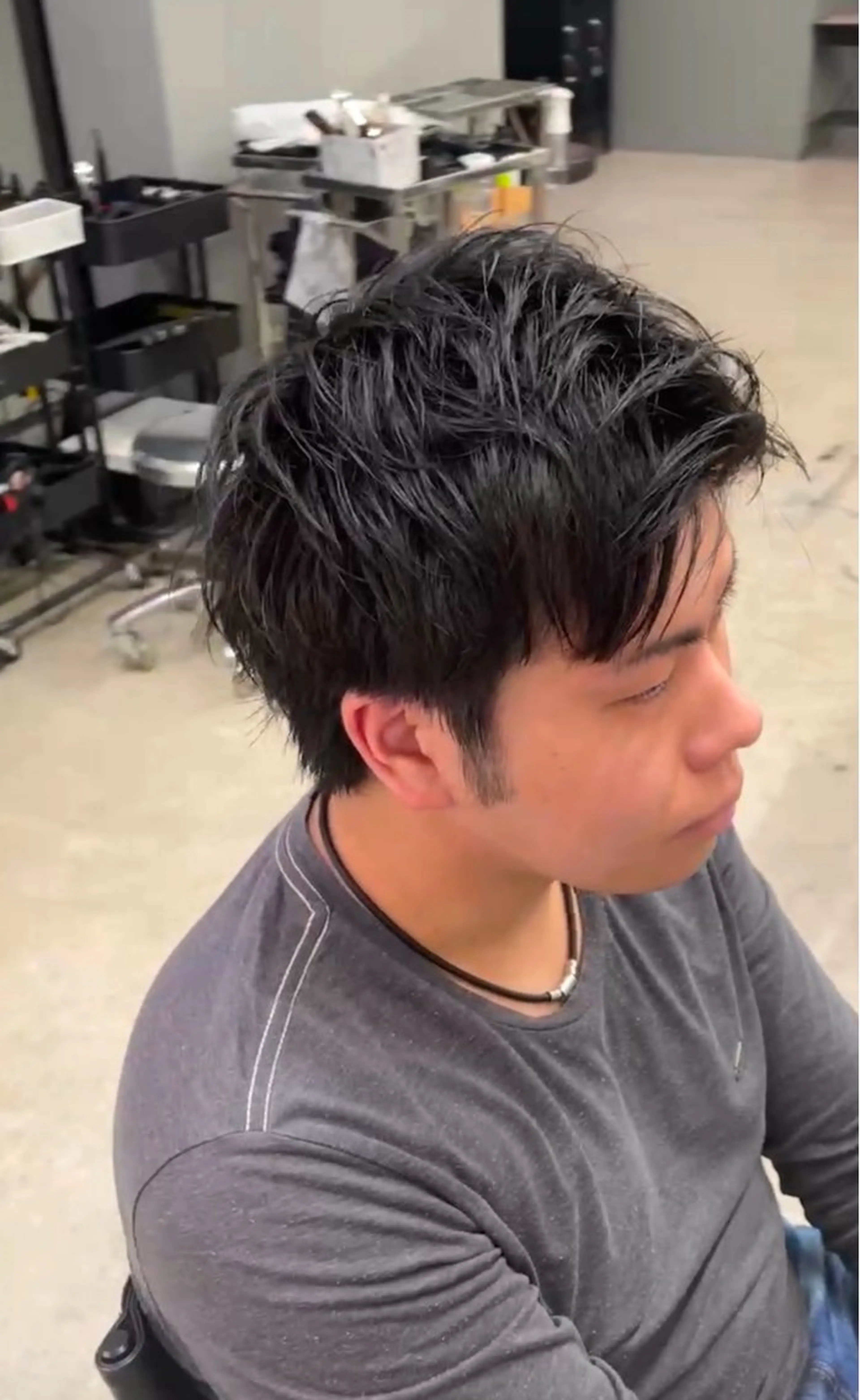 ショート パーマ メンズ メンズ専門サロン wokeのヘアスタイル