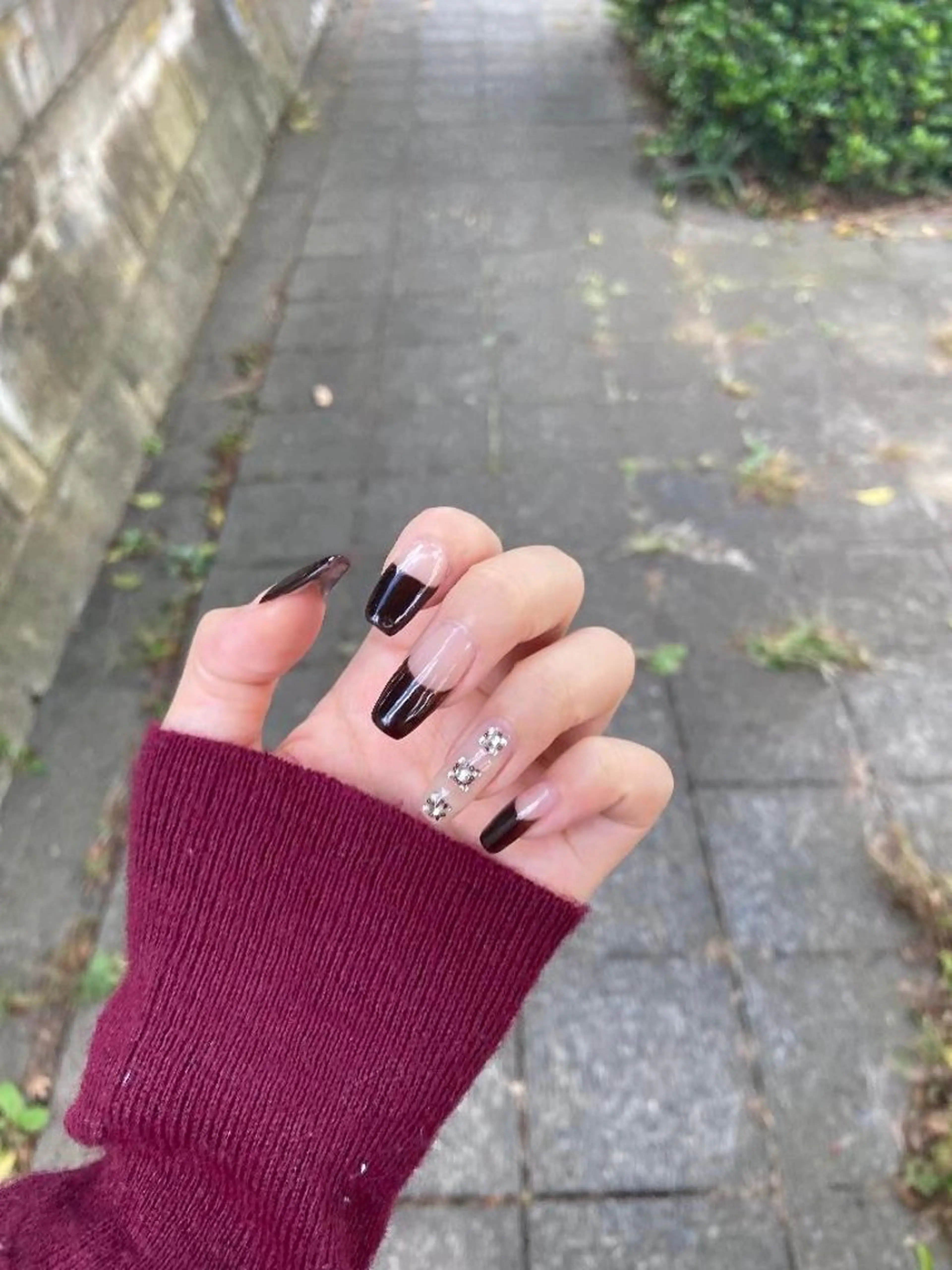 ネイル ハンドネイル HIKARI 4uまつ毛ネイルのネイルデザイン