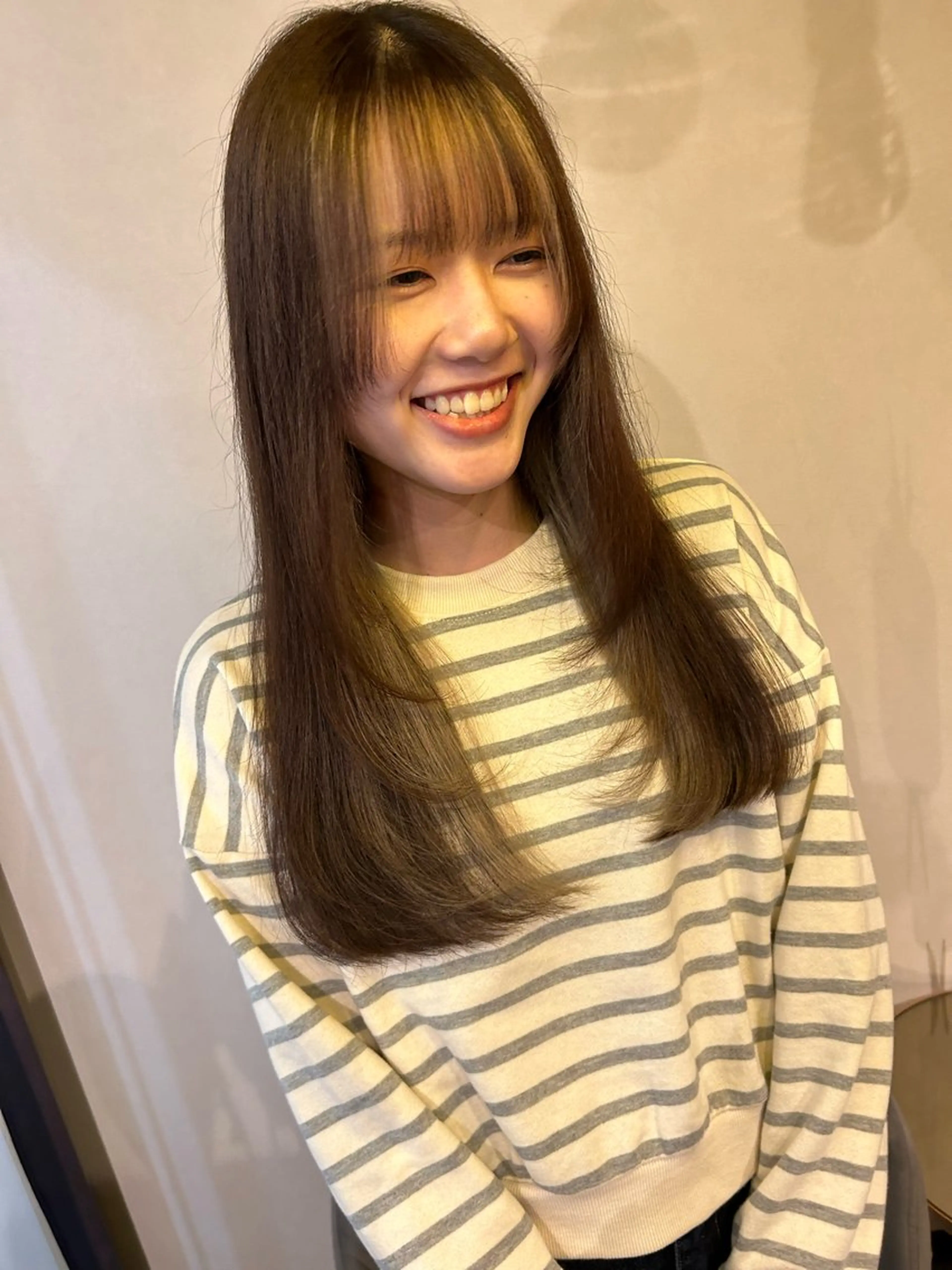 ロング レイヤーカット 北原 紗希のヘアスタイル