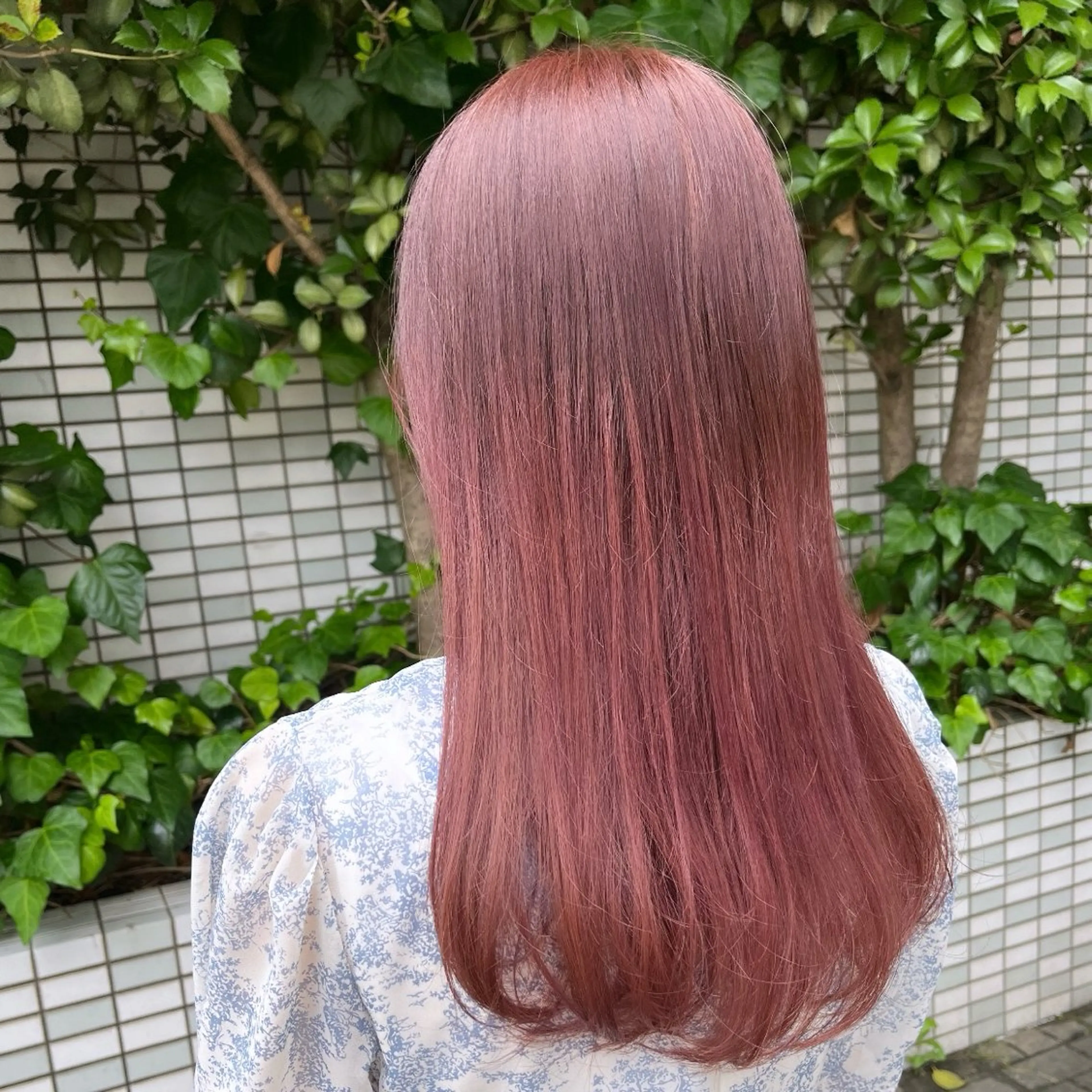 ロング カラー ピンクカラー IMARI /のヘアスタイル