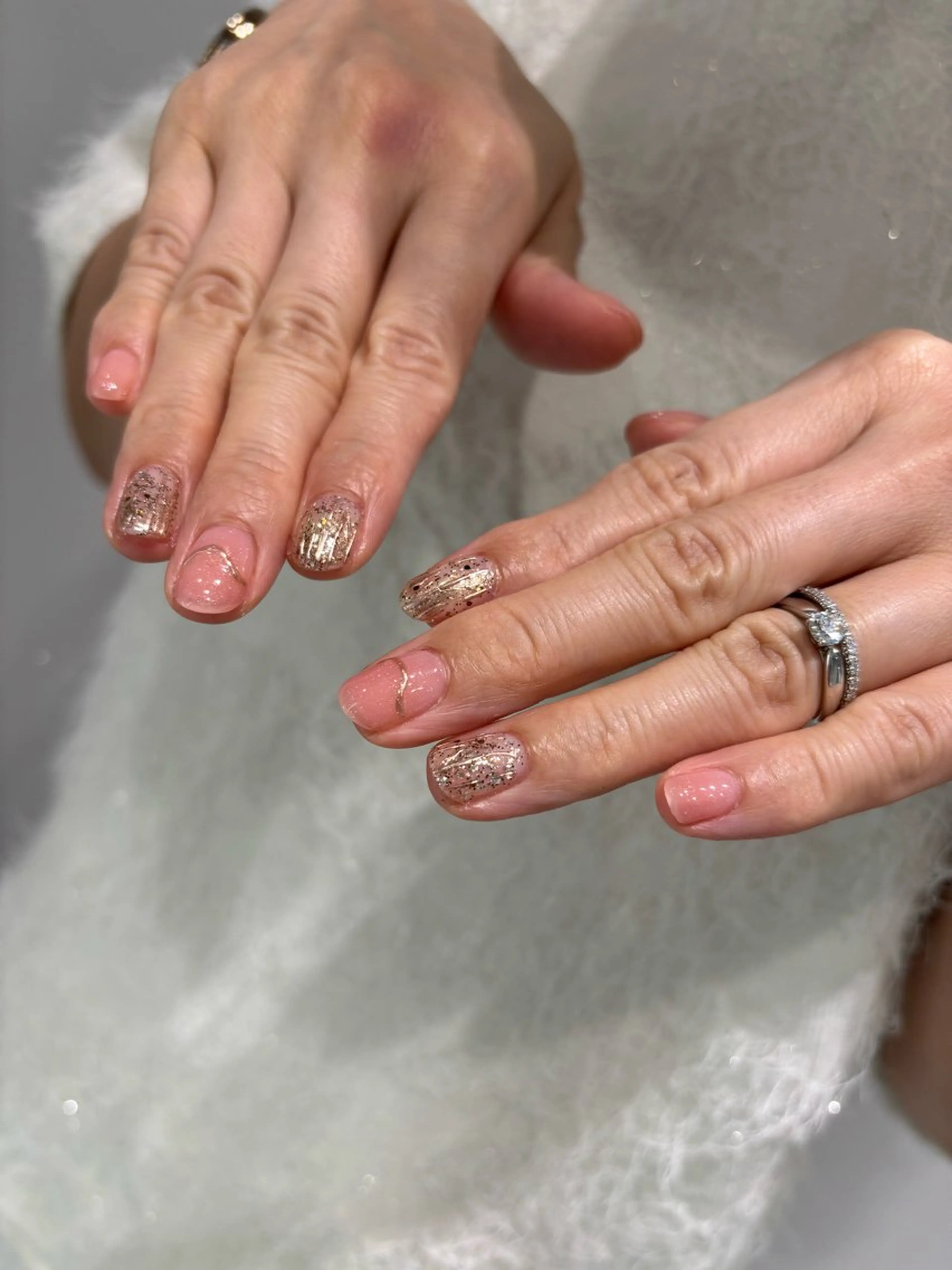 ネイル kanell⭐︎ ニュアンスネイルのネイルデザイン