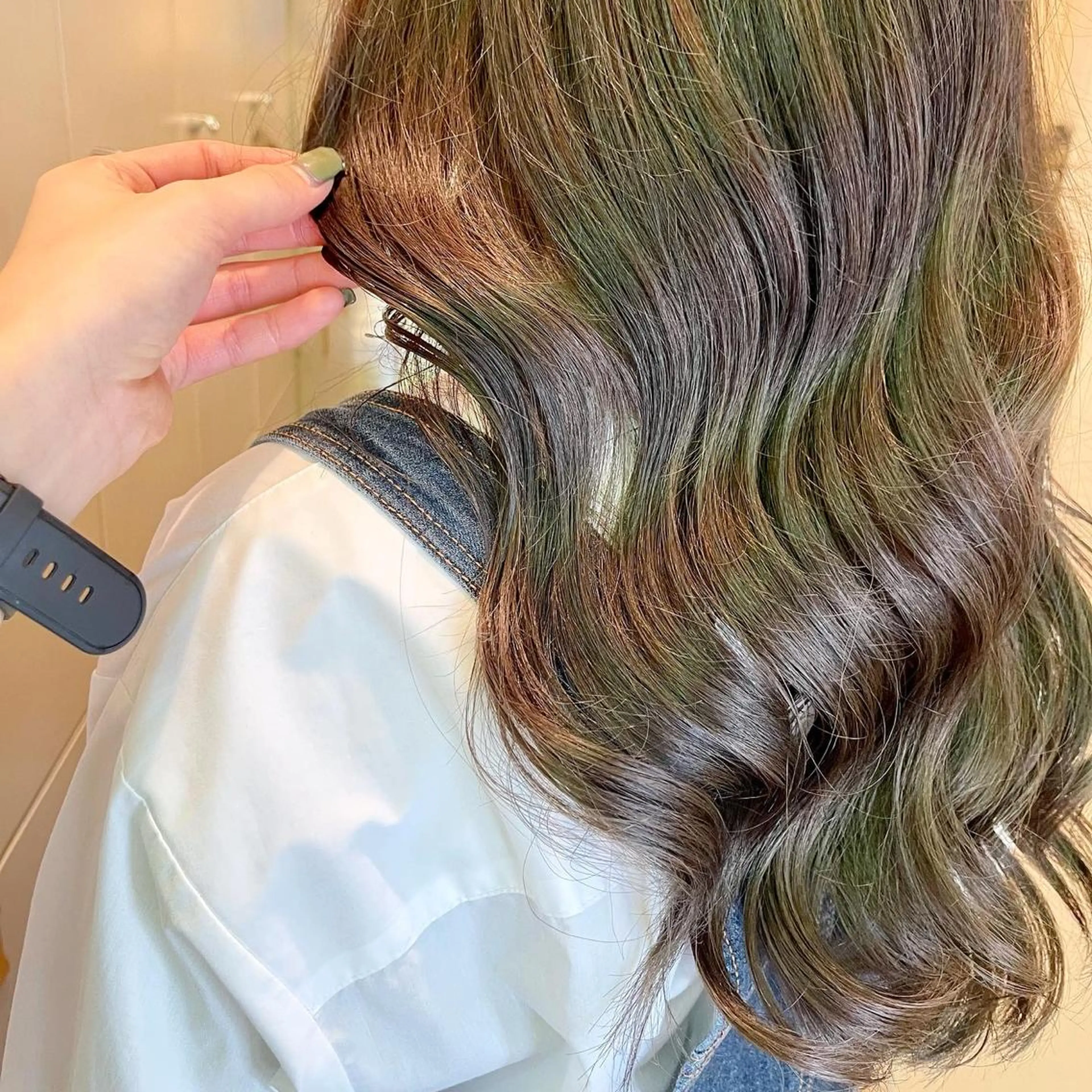 ロング カラー カット ヘアカラー レイヤー/エクステ /優衣のヘアスタイル