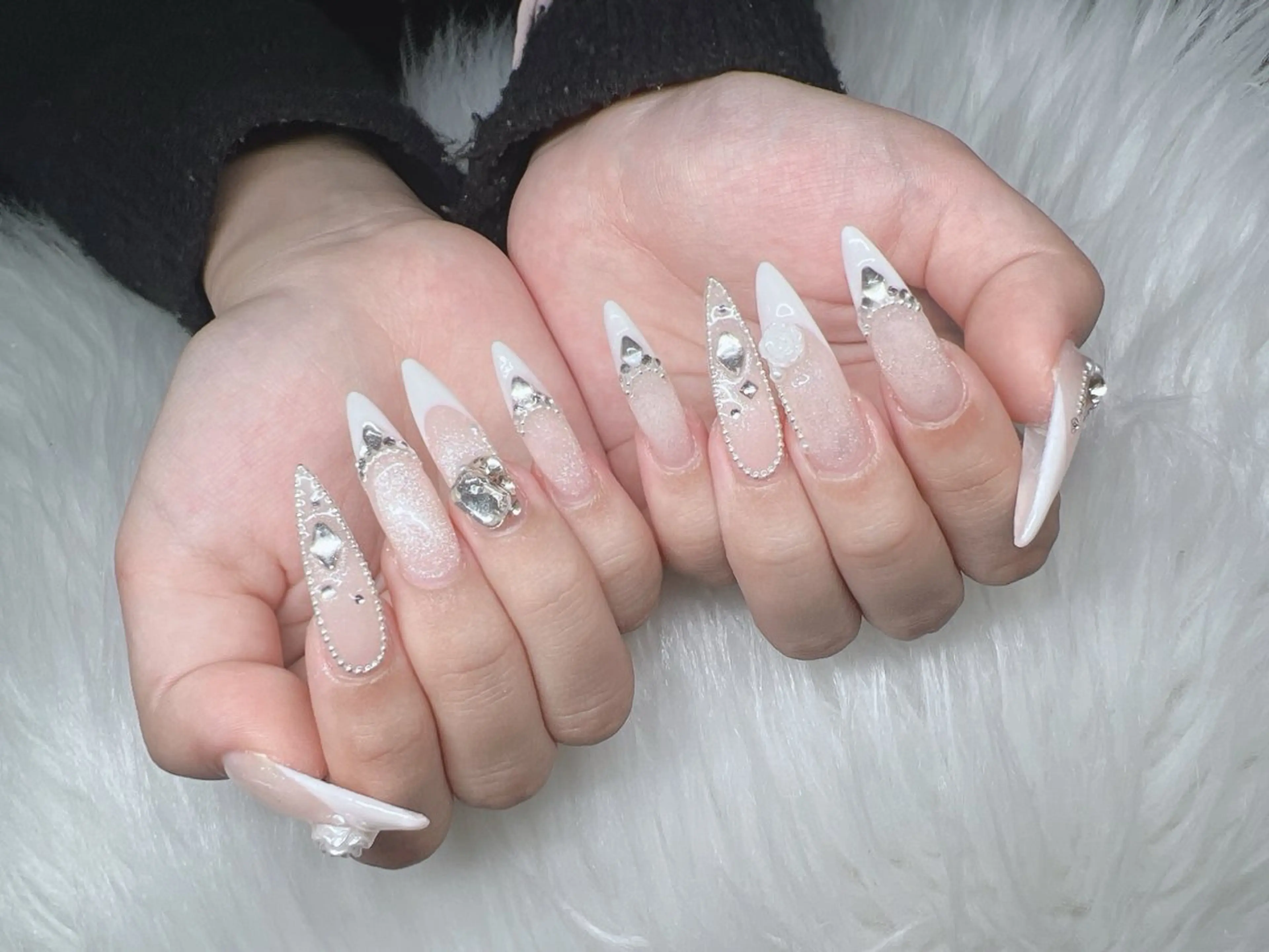 ネイル ハンドネイル Lee Nails チップ長さだし専門店のネイルデザイン