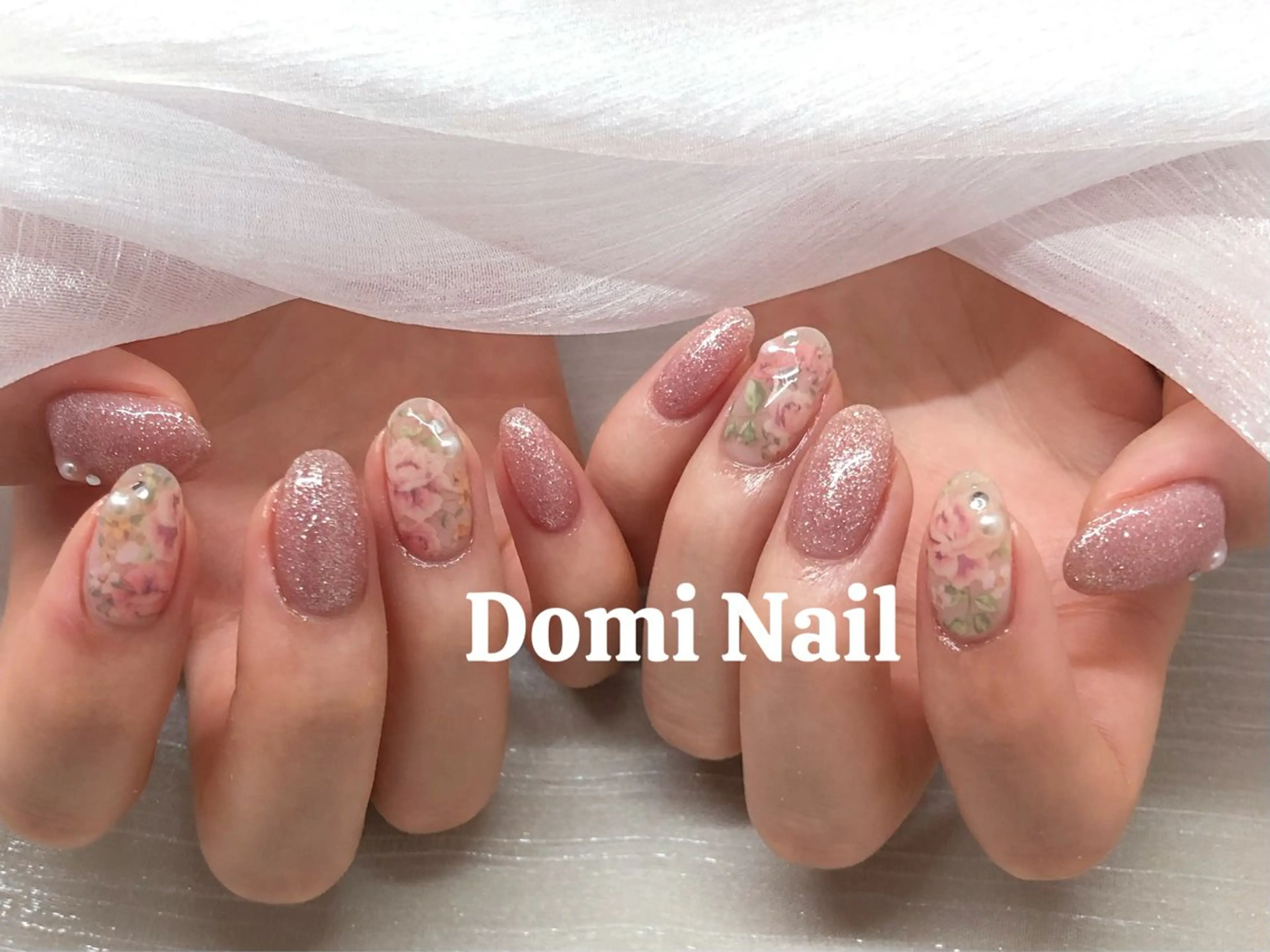 ネイル ワンホンネイル ハンドネイル 渋谷 Domi Nailのネイルデザイン