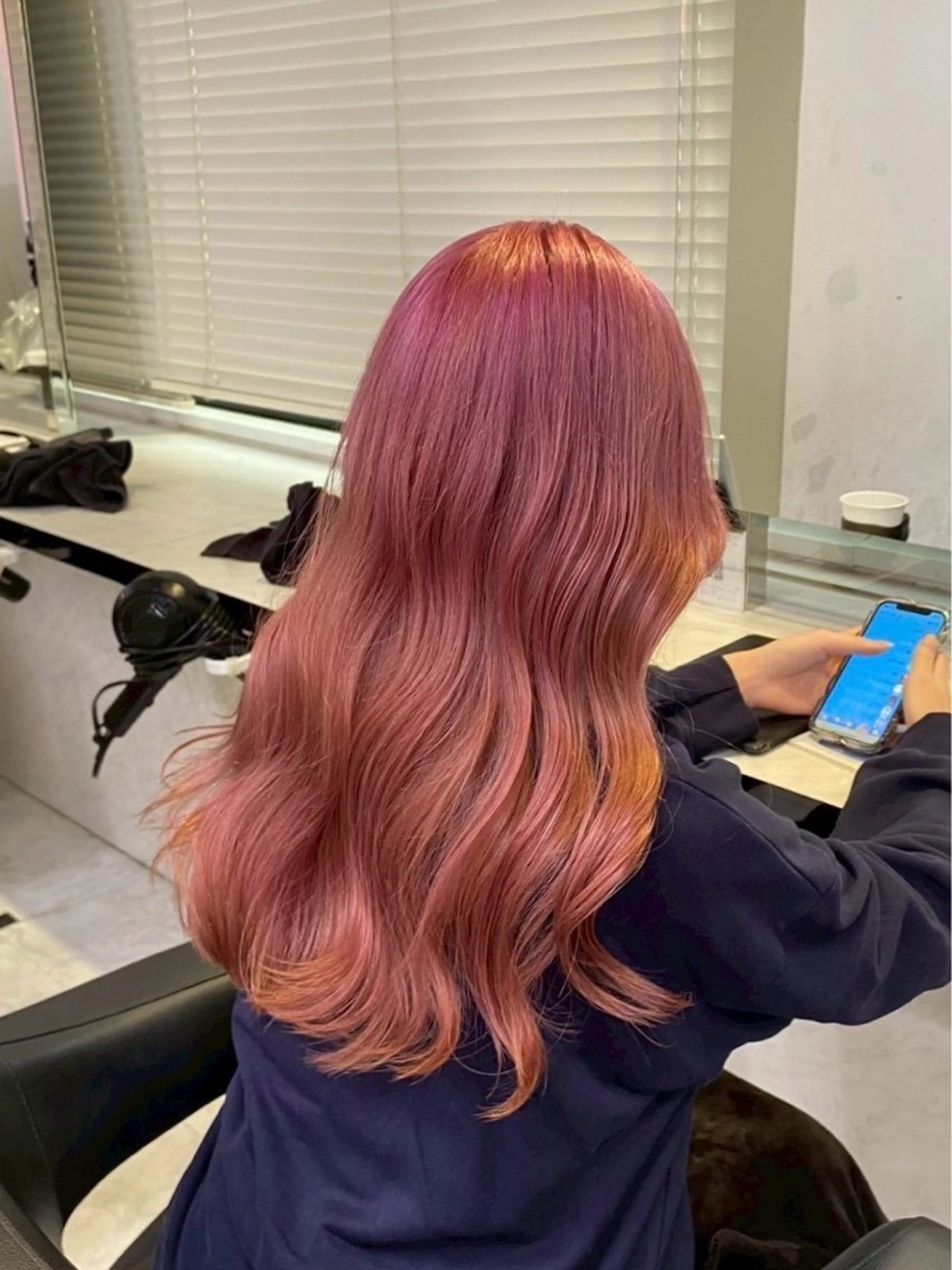 ロング ♡暖色ガーリー/ ピンク/かえで♡のヘアスタイル