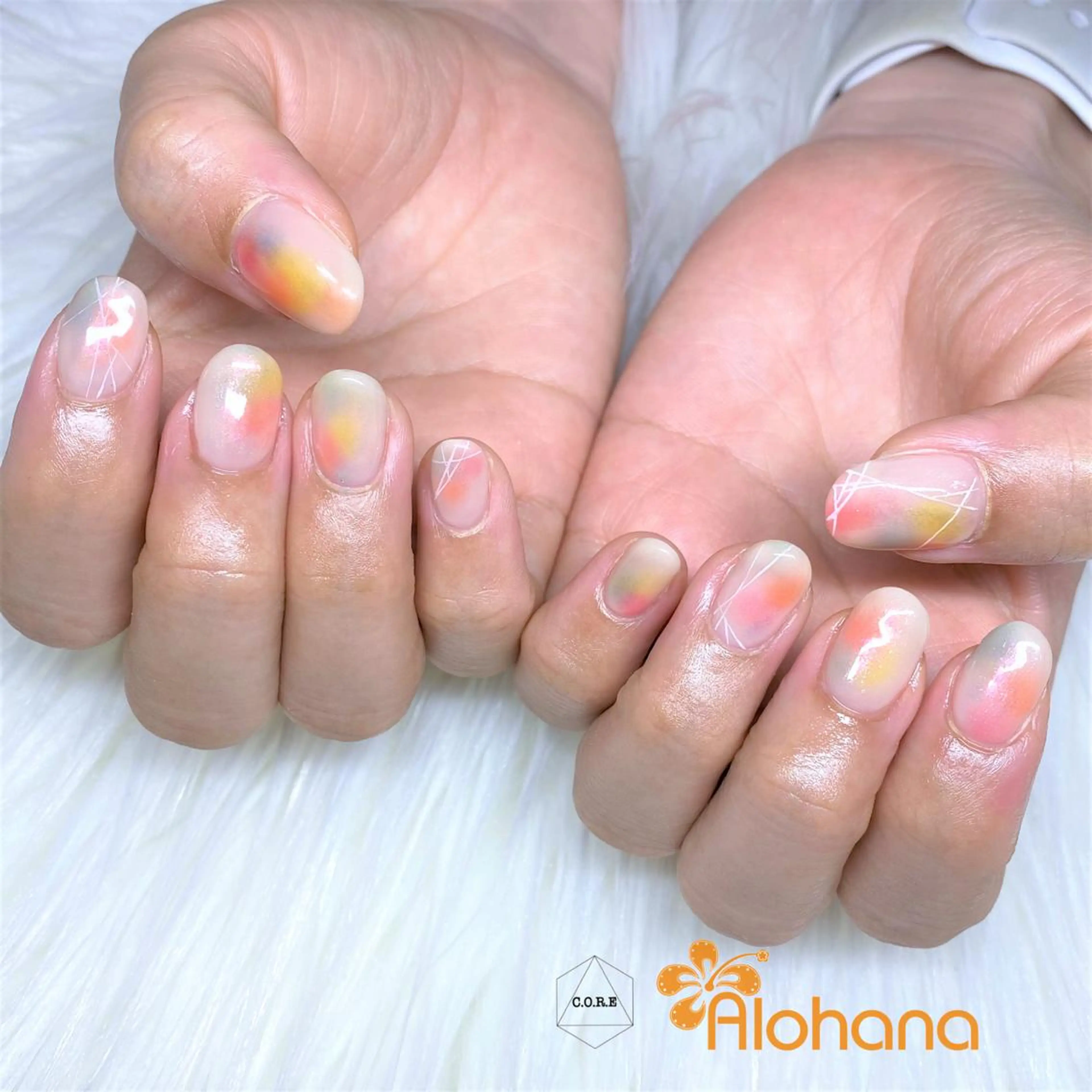 ネイル ハンドネイル Alohana Minaのネイルデザイン