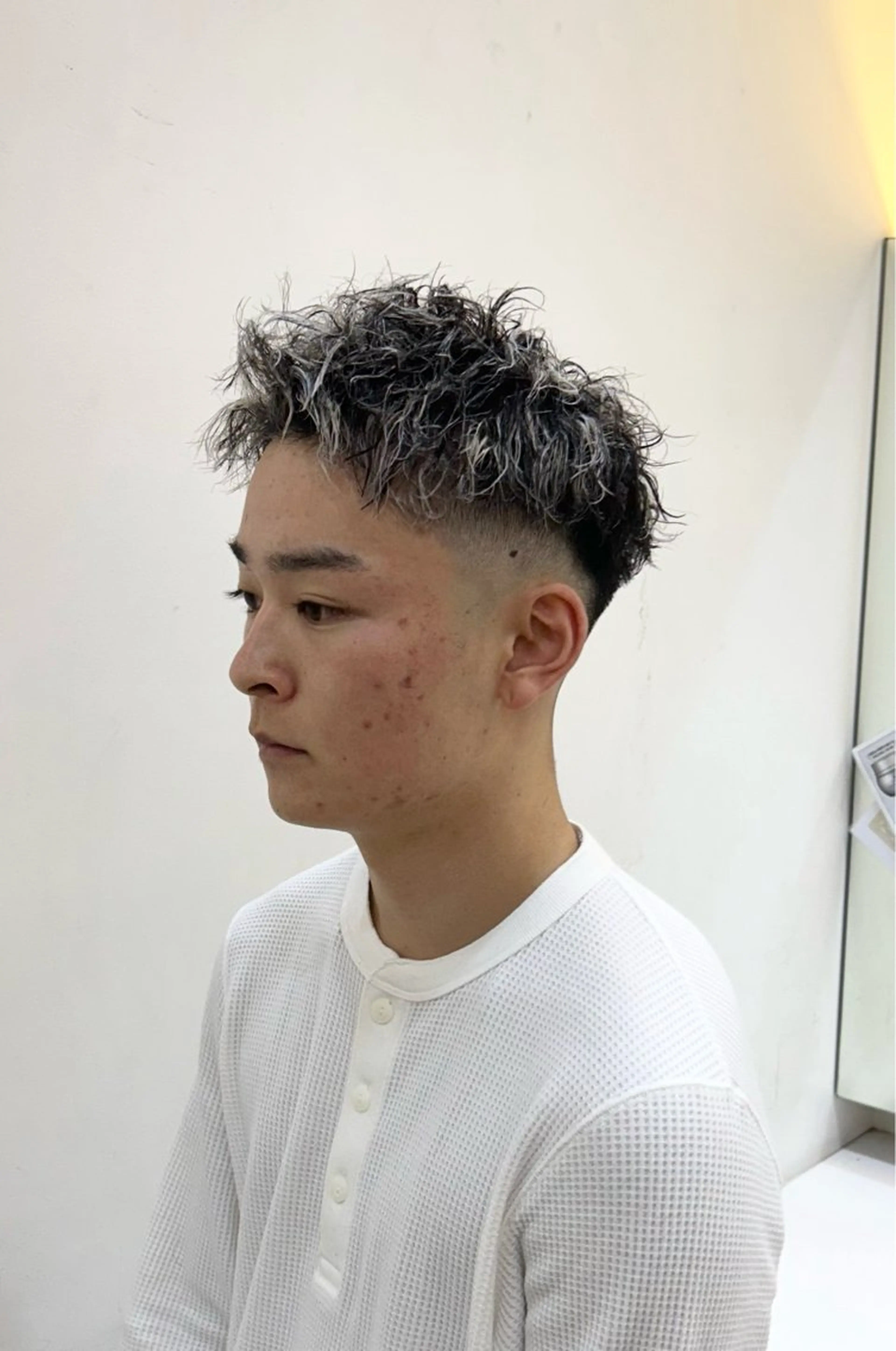 ショート パーマ メンズ TUM🔥フェード/ メンズパーマのヘアスタイル