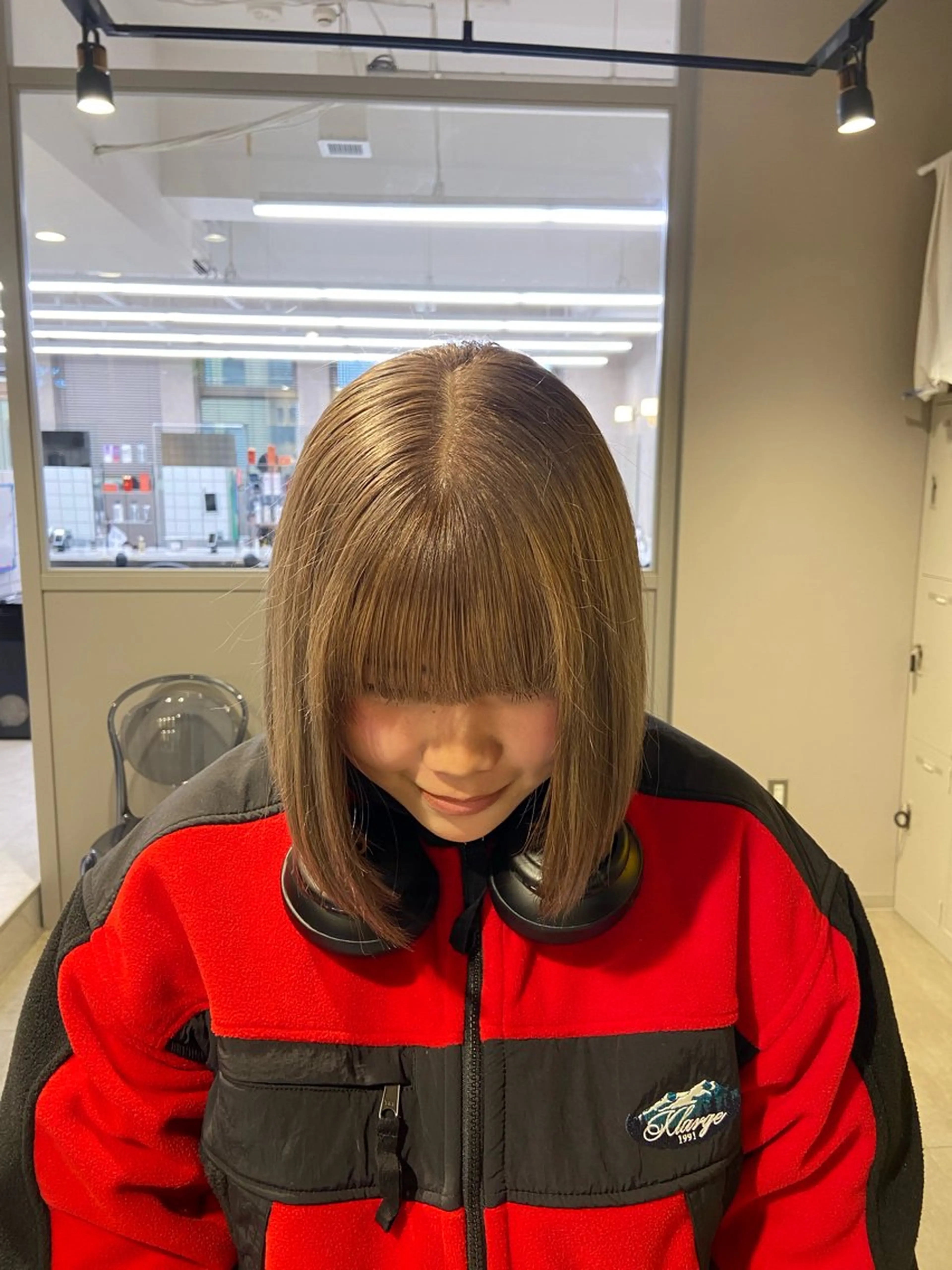 ショート カラー ヘアアレンジ Over hair_ misakiのヘアスタイル