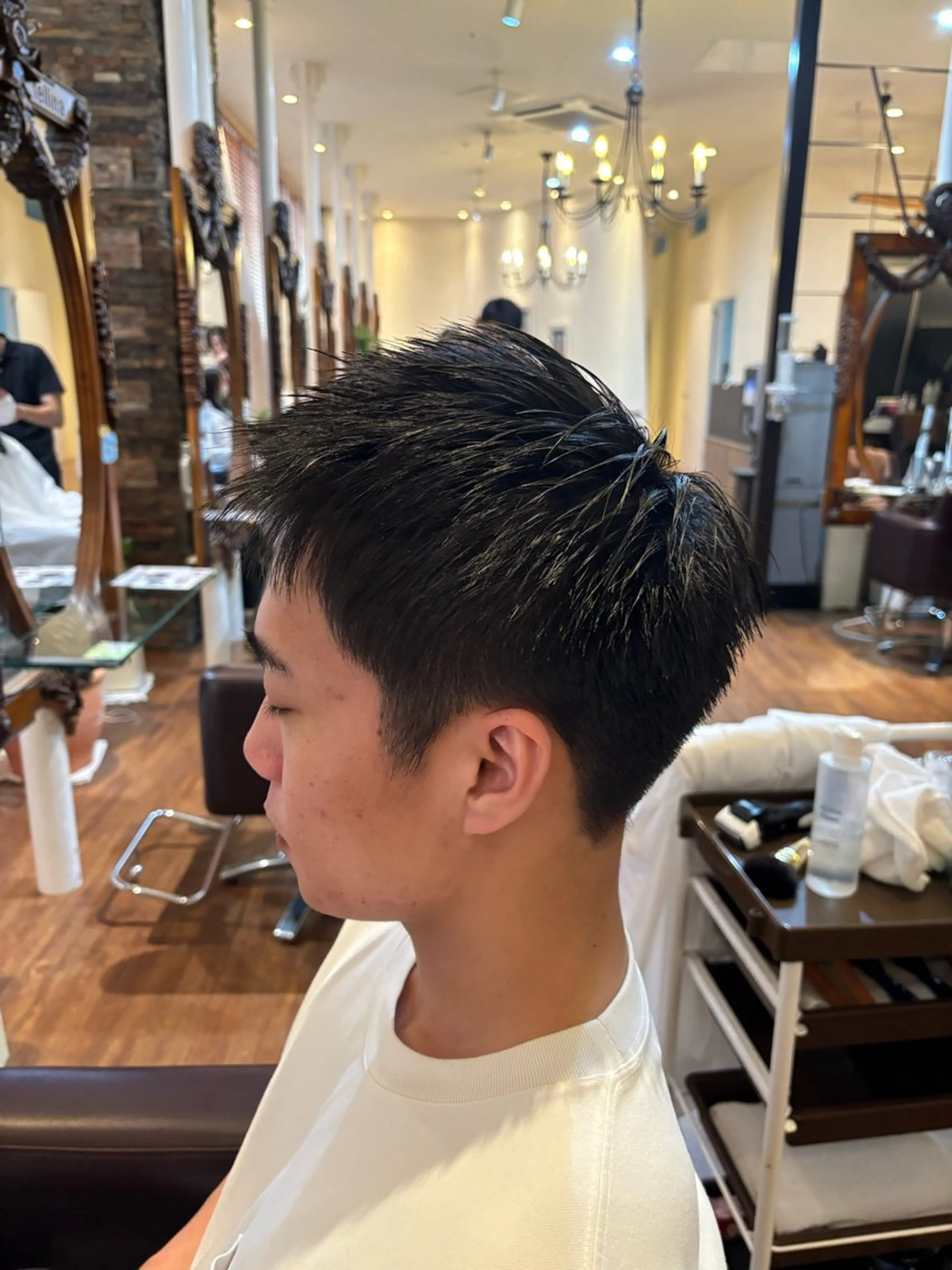 メンズ 刈り上げ メンズベリーショート SUNS/鈴木 亜門のヘアスタイル