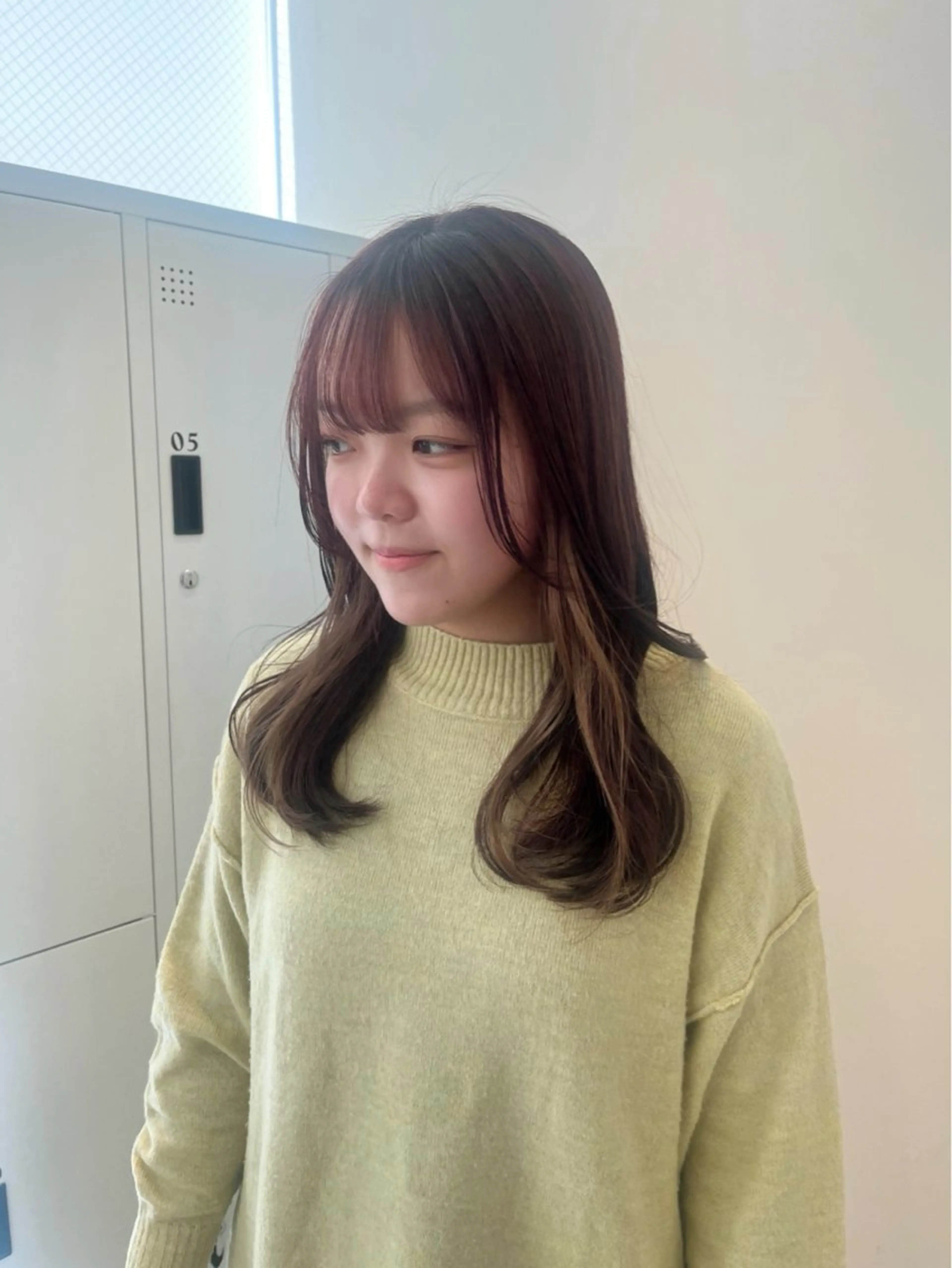 セミロング カラー ボブ/ベージュ/ パーマ🪿近森ゆいのヘアスタイル