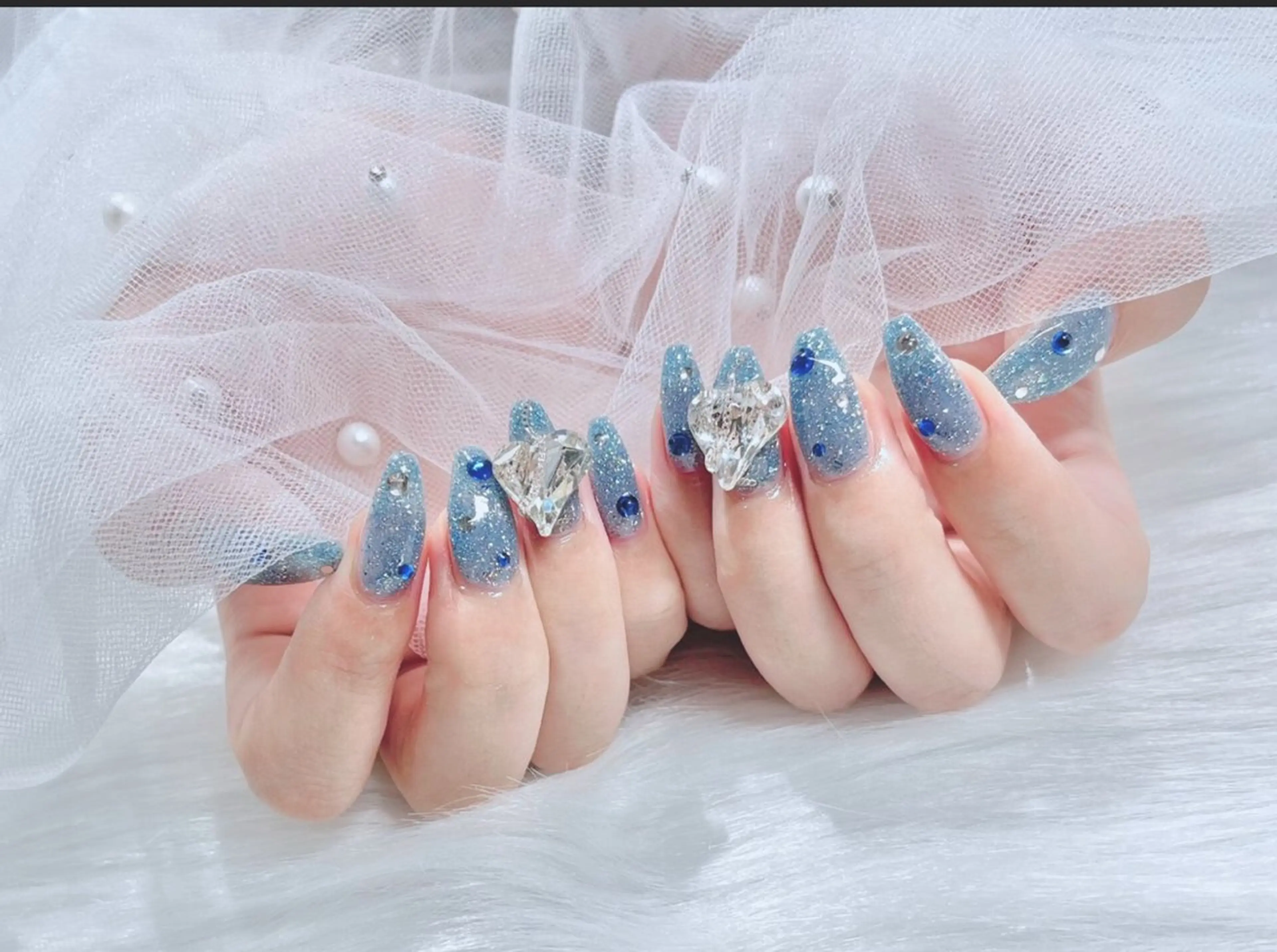 ネイル ETERNA Nail 銀座店【パラジェル/フィルイン/チップ長さだし/マグネット/ニュアンス】所属・ア カリのネイルデザイン