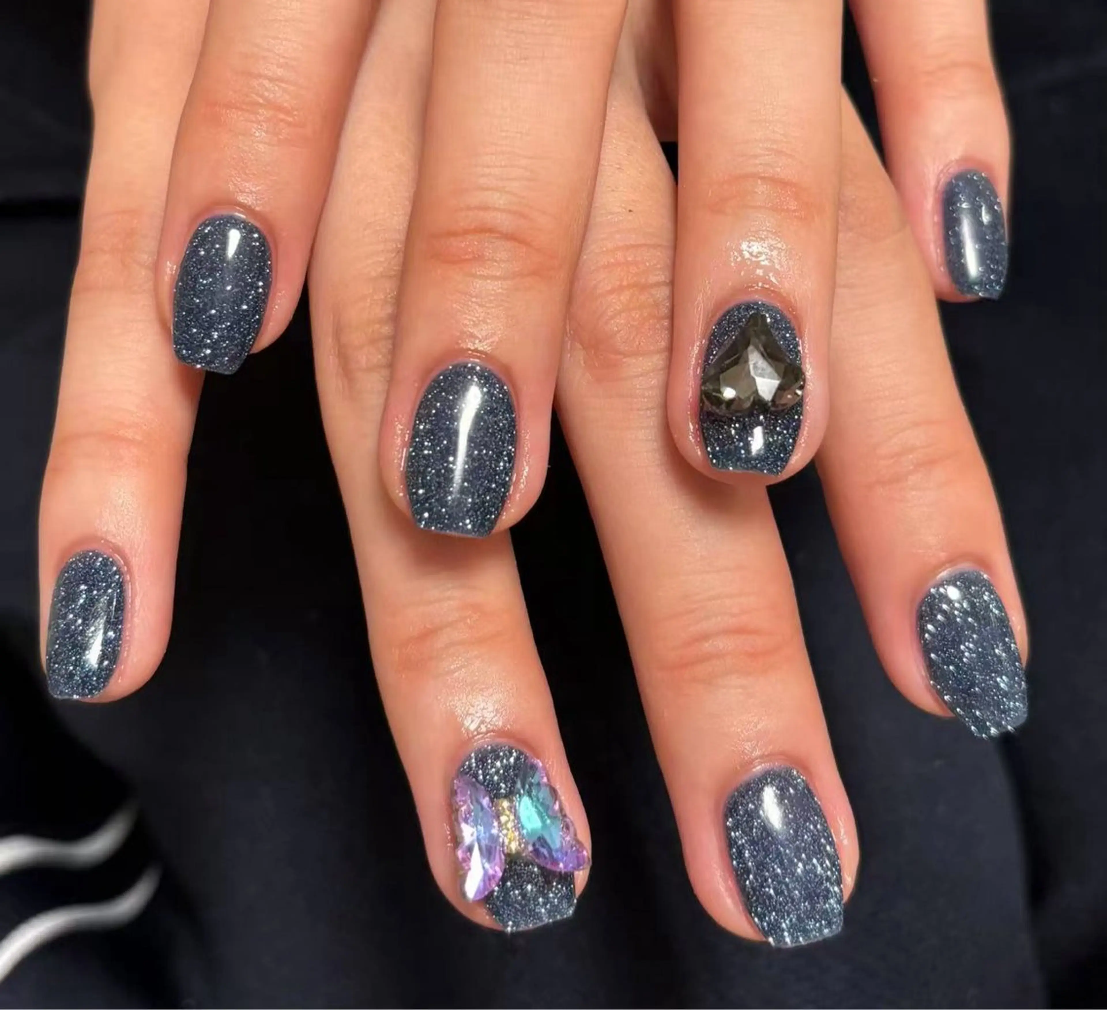 ネイル フラッシュネイル ワンカラーネイル ハンドネイル 京美人所属・京 美人のネイルデザイン