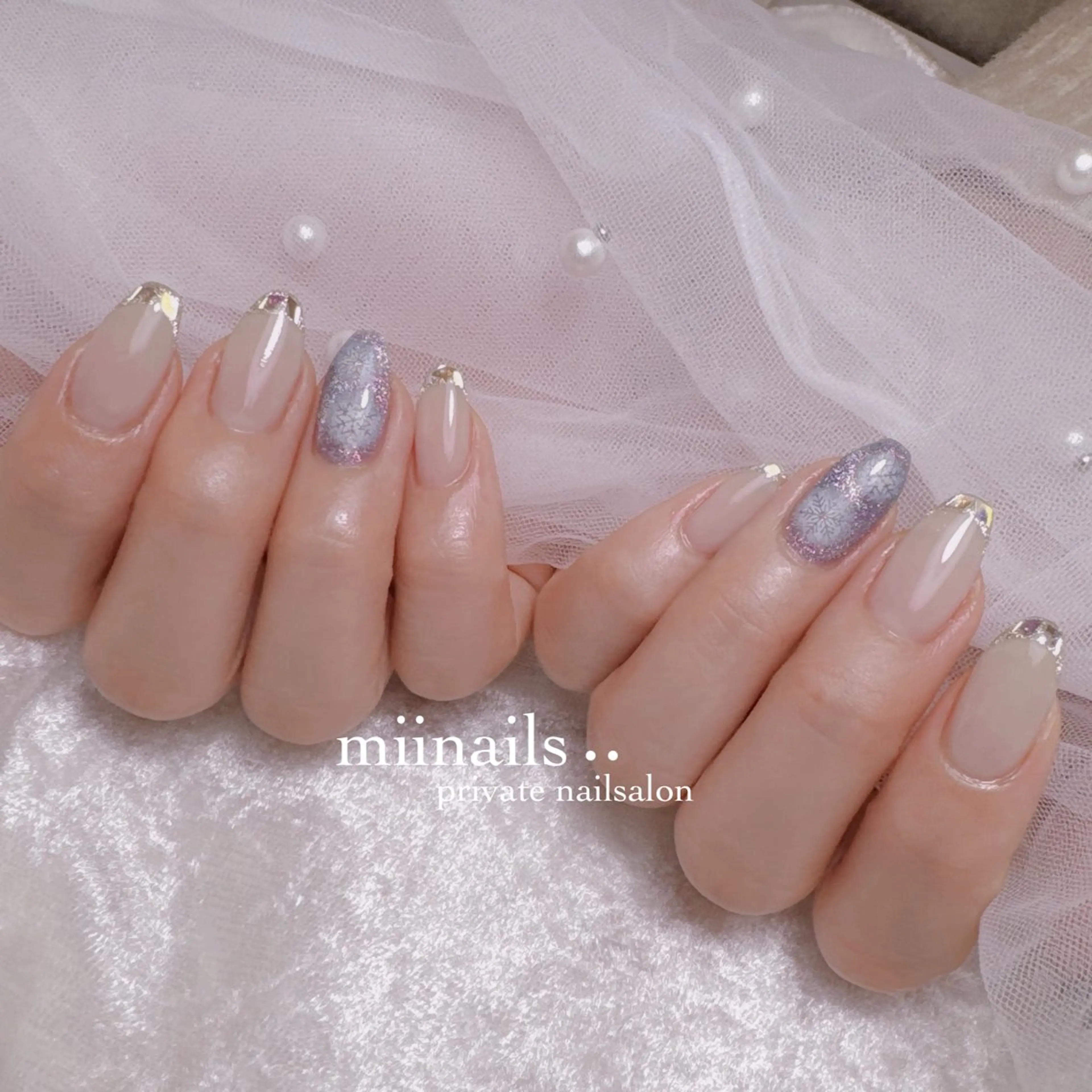 ネイル 韓国ネイル ワンホンネイル ハンドネイル nailsalon miinailsのネイルデザイン