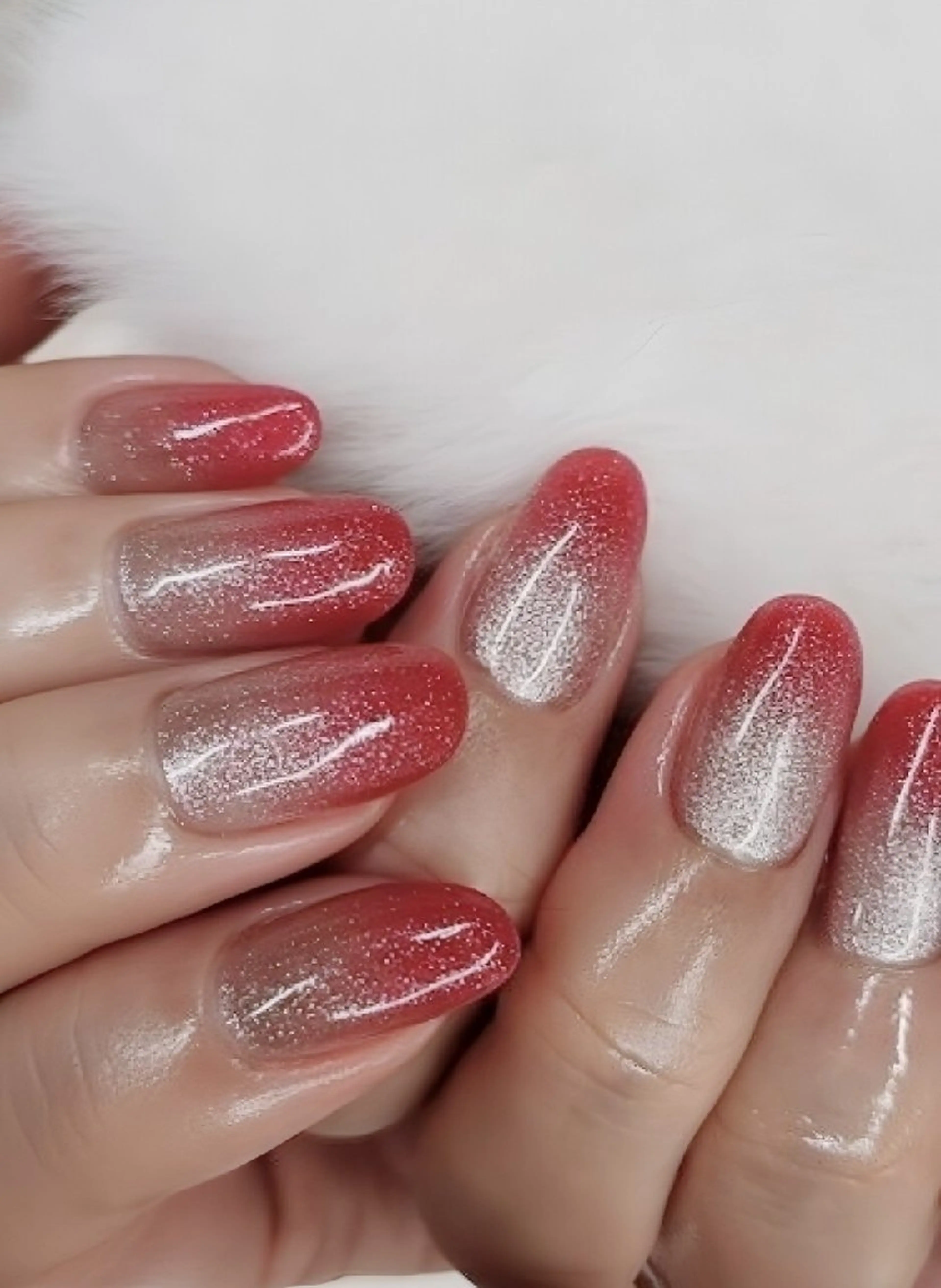 ネイル グラデーション マグネットネイル miel麻布十番 yukaのネイルデザイン