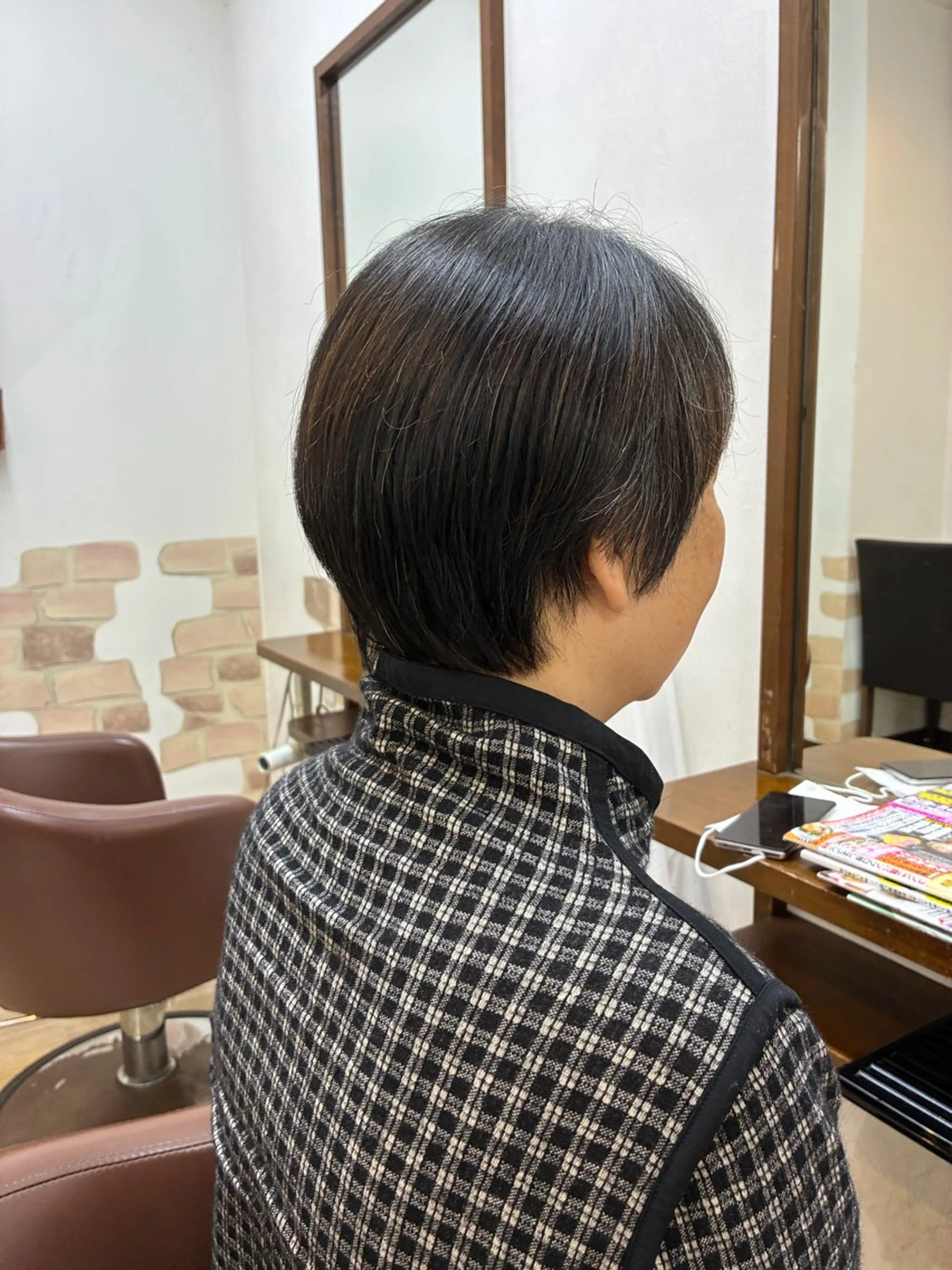 ショート 栗田 優芽のヘアスタイル