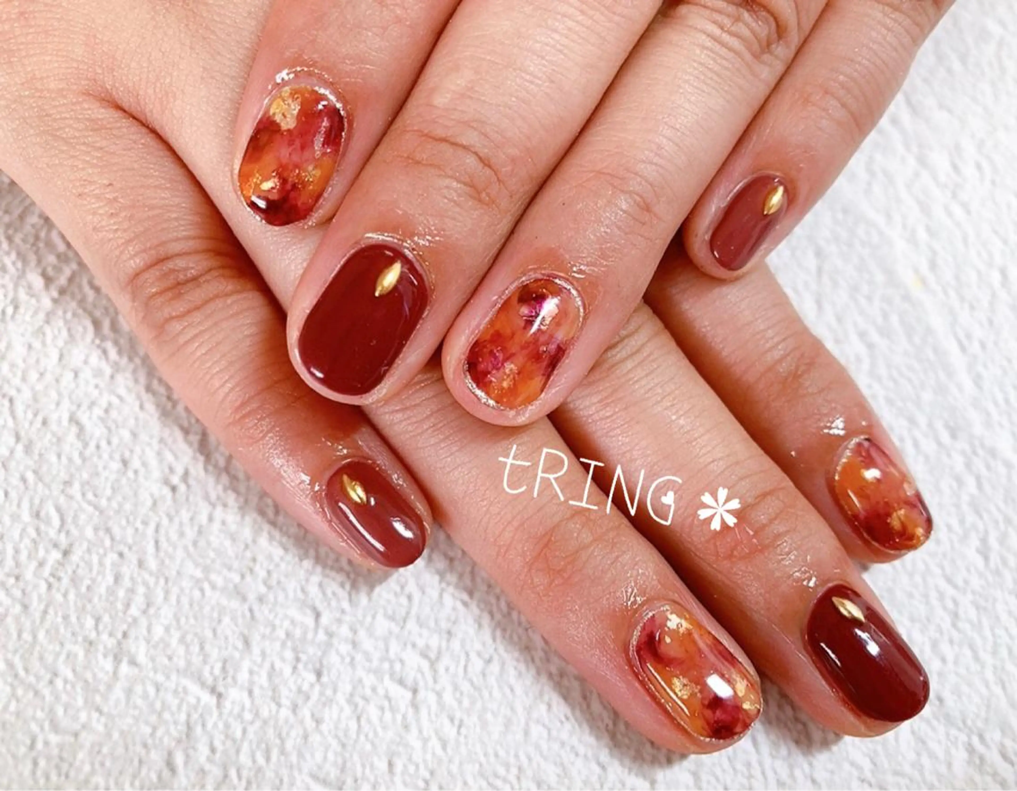 ネイル tRING* しいの木台のネイルデザイン