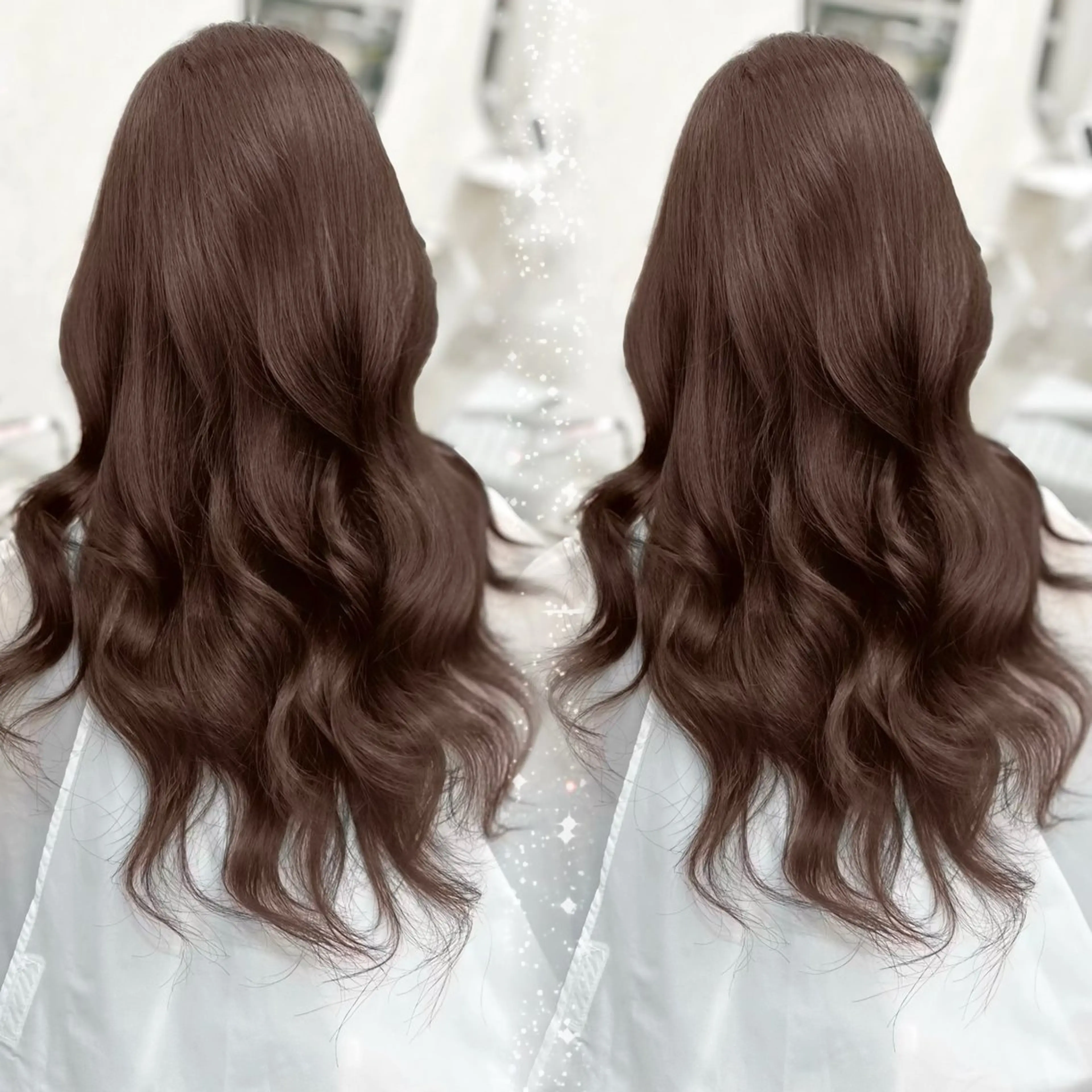 水光ケアカラー🎀3STEPtreatment🐩髪のお悩みによってトリートメントご提案致します💞の写真