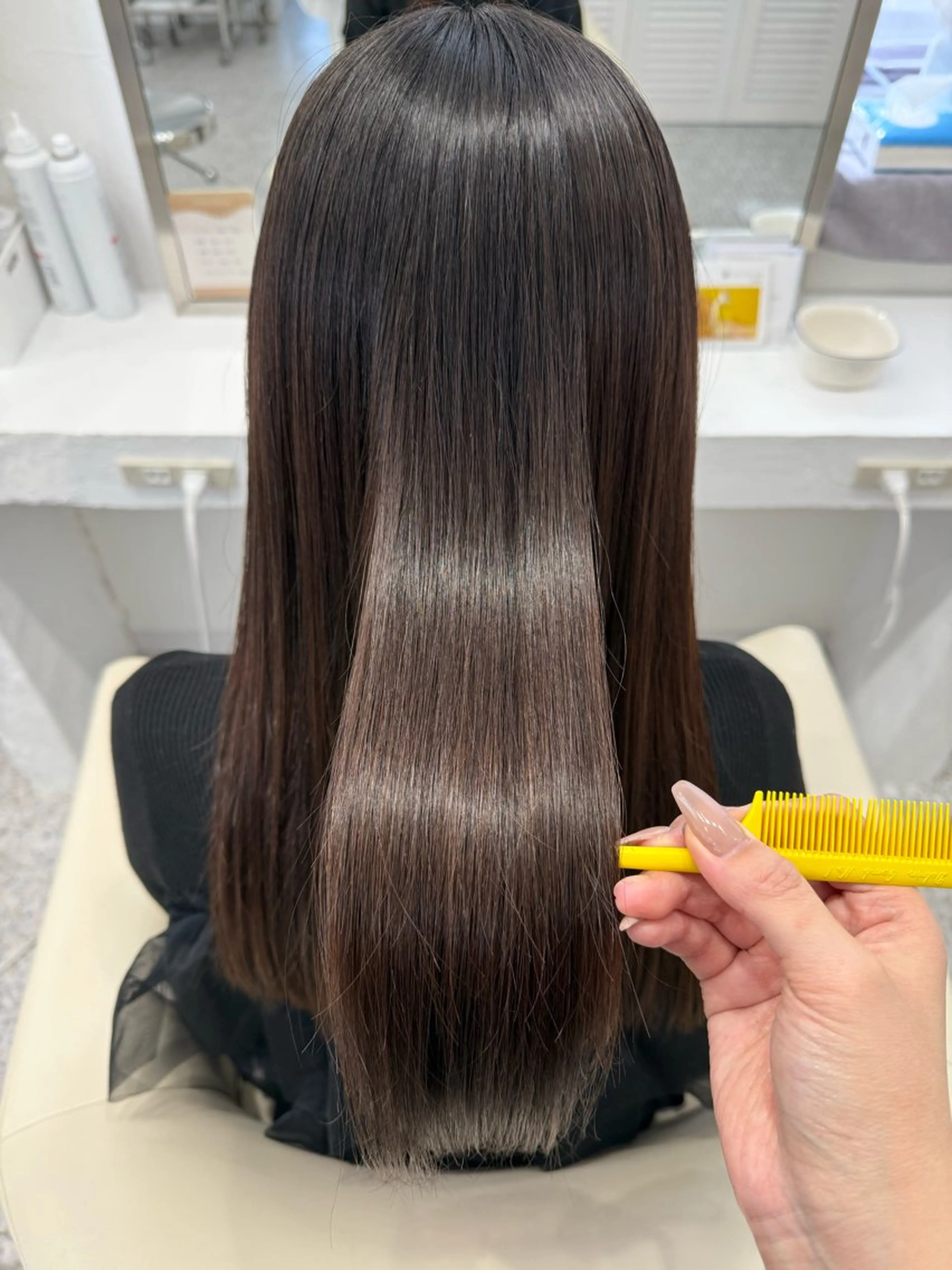 ロング カット 縮毛矯正 LOMARLIE/ NATUMIのヘアスタイル