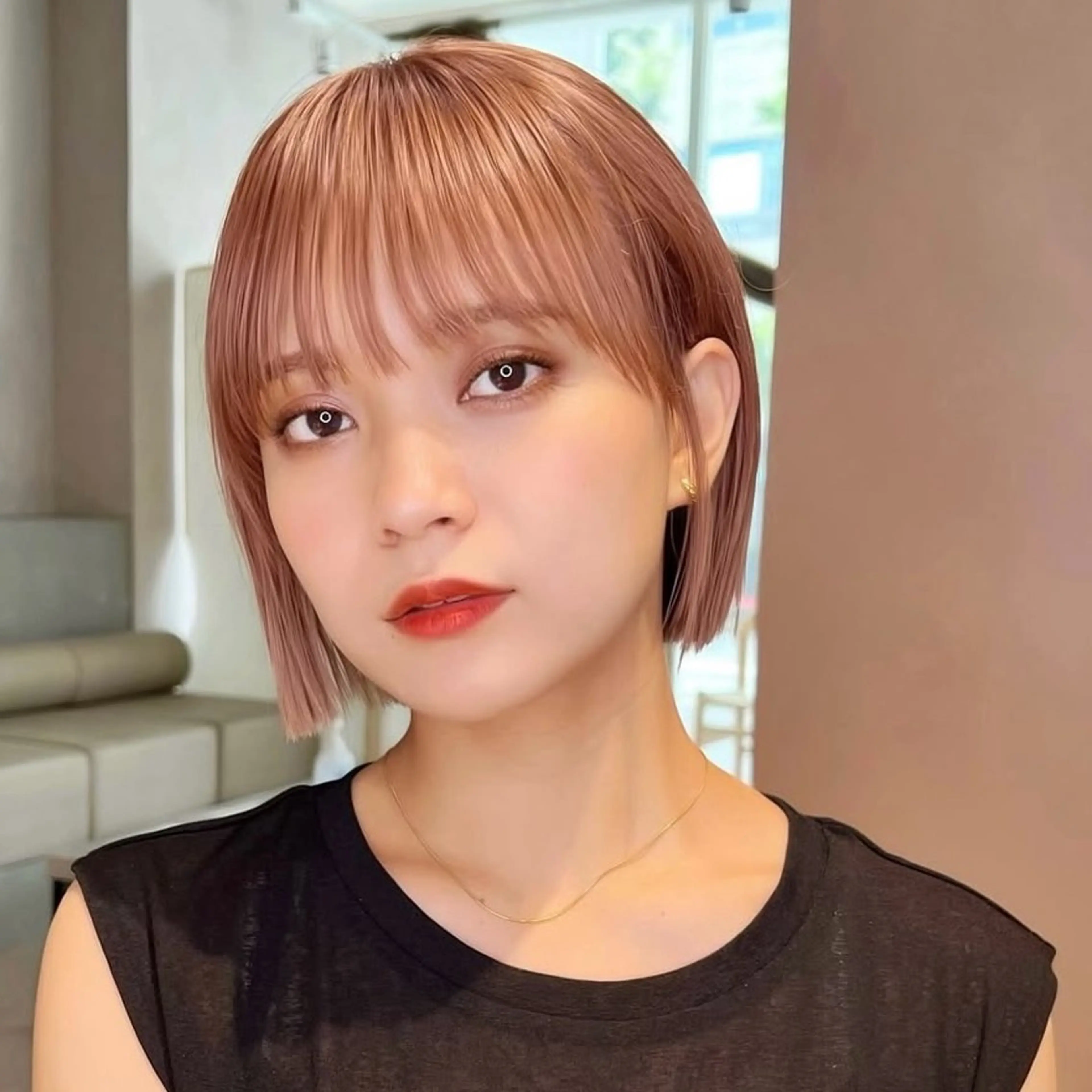 ショート ボブ 似合わせカット トリートメント manami/ ハッシュレイヤーのヘアスタイル