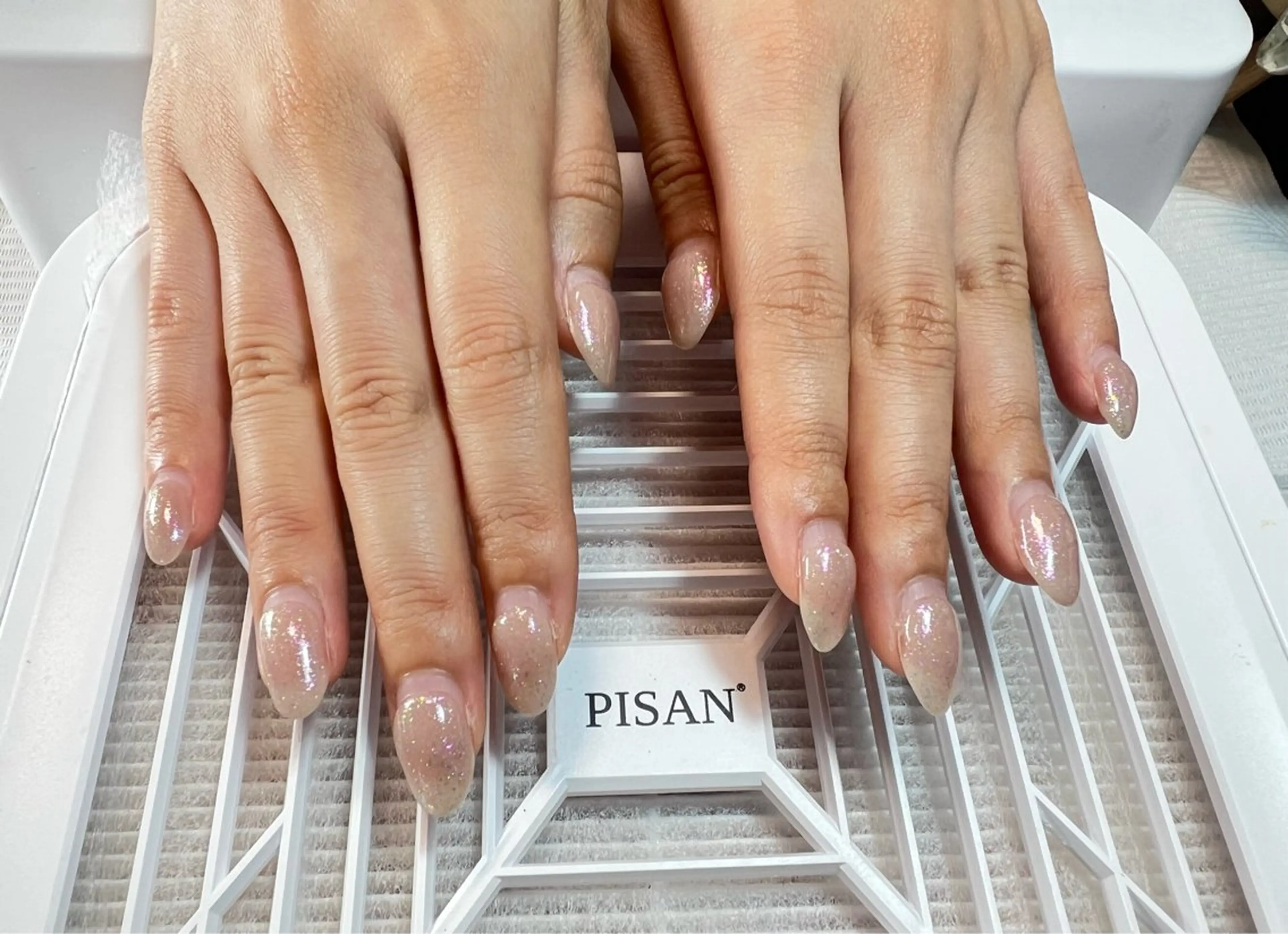 ネイル ラメ(グリッター) ワンカラーネイル シンプルネイル Emma Nailのネイルデザイン