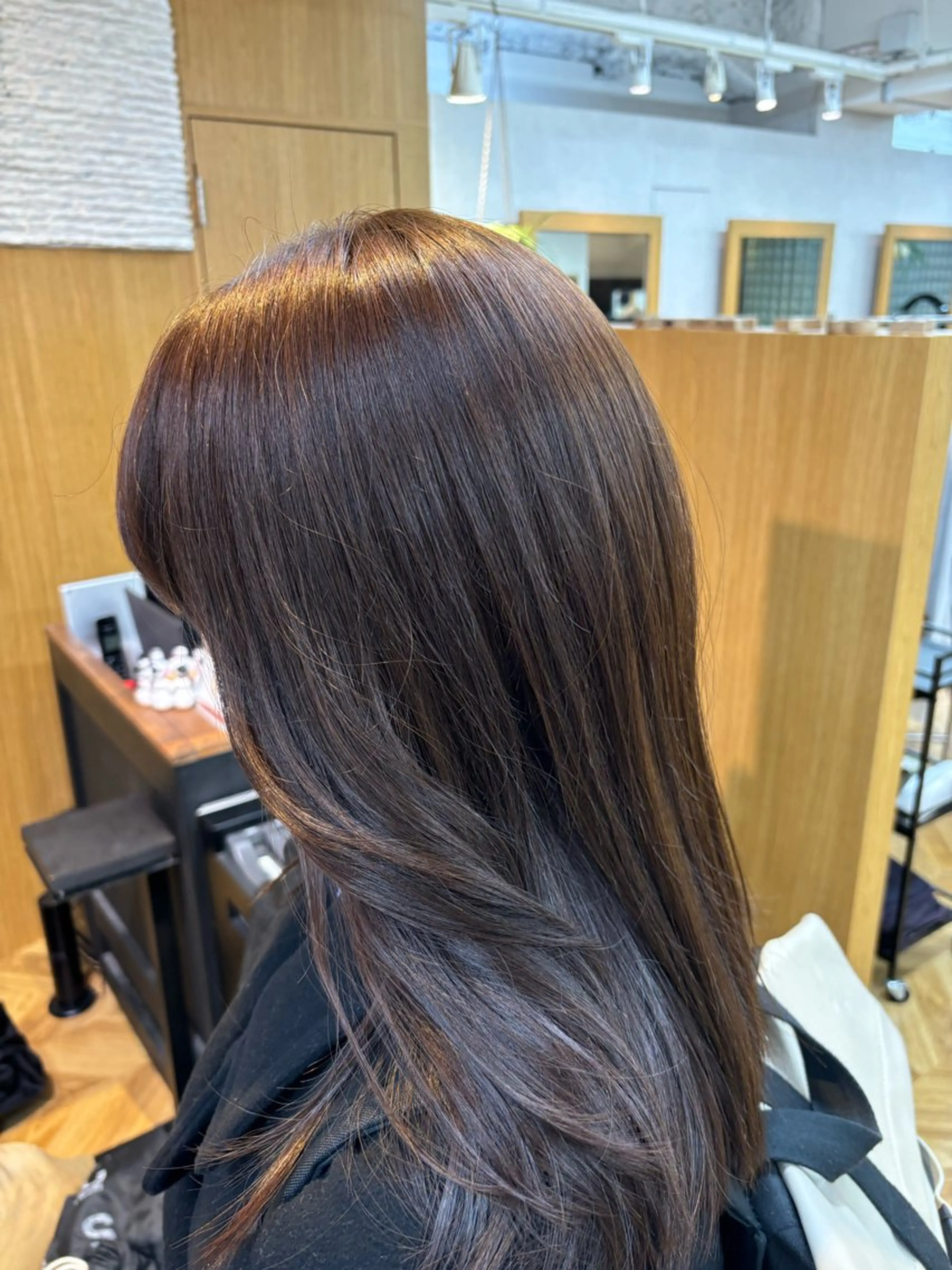 カラー 透明感カラー ボブ/ミディアム 親しみやすさ/さくらのヘアスタイル