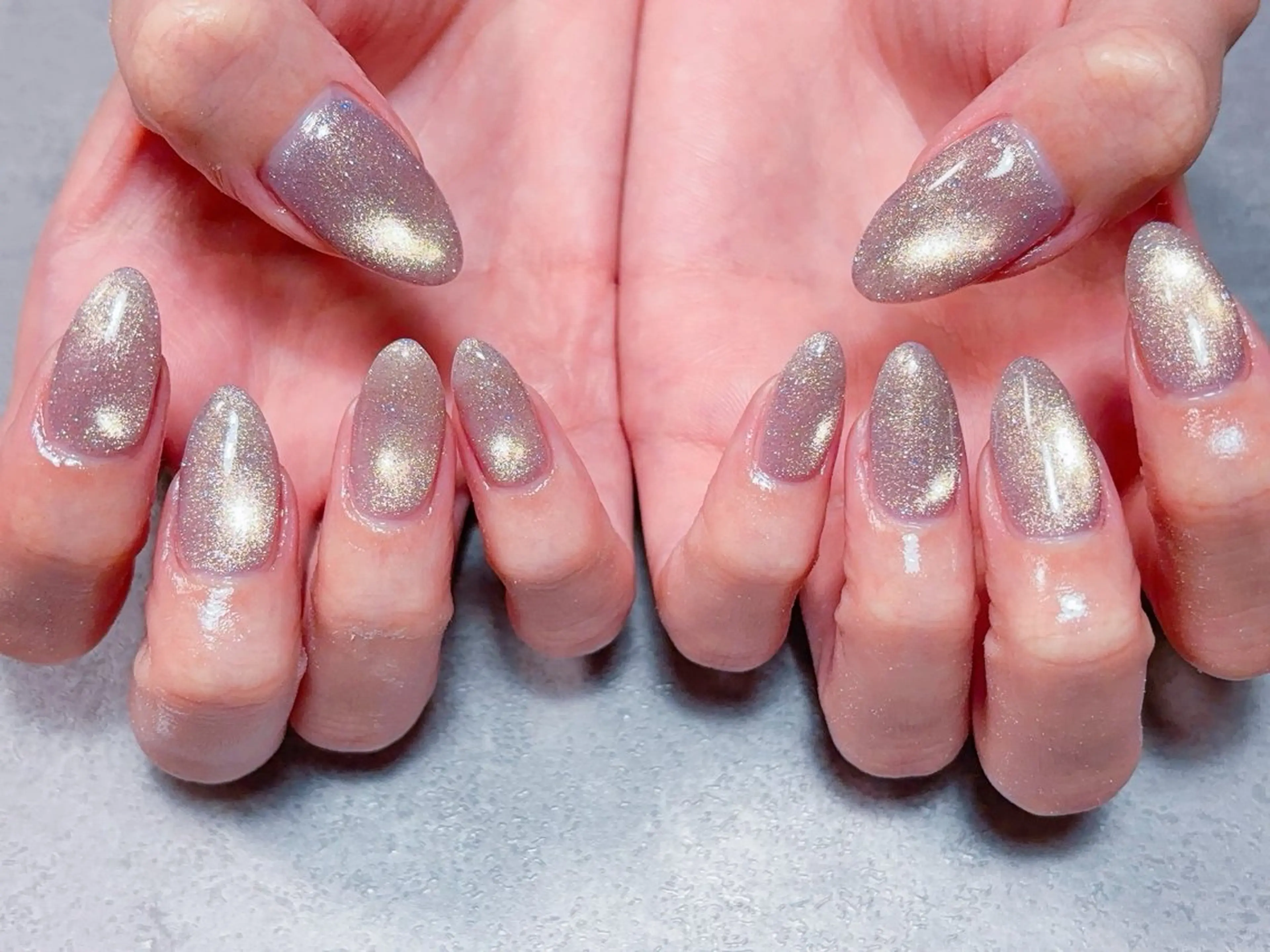 ネイル フラワーネイル マグネットネイル ミラーネイル ニュアンスネイル 春ネイル ハンドネイル ハンドケア ゆ か_Nails💫のネイルデザイン